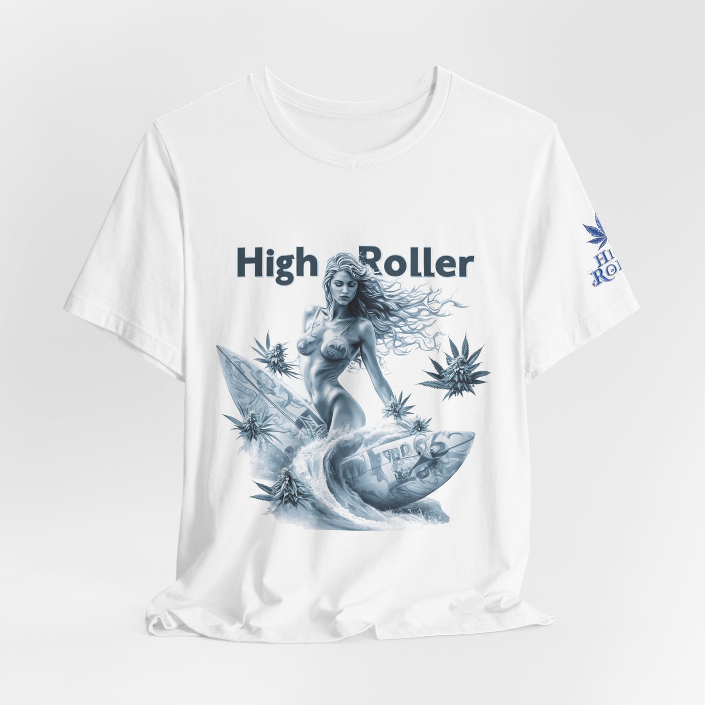 Cannabis Goddess Tee - Feminine Beauty Art Design | High Roller