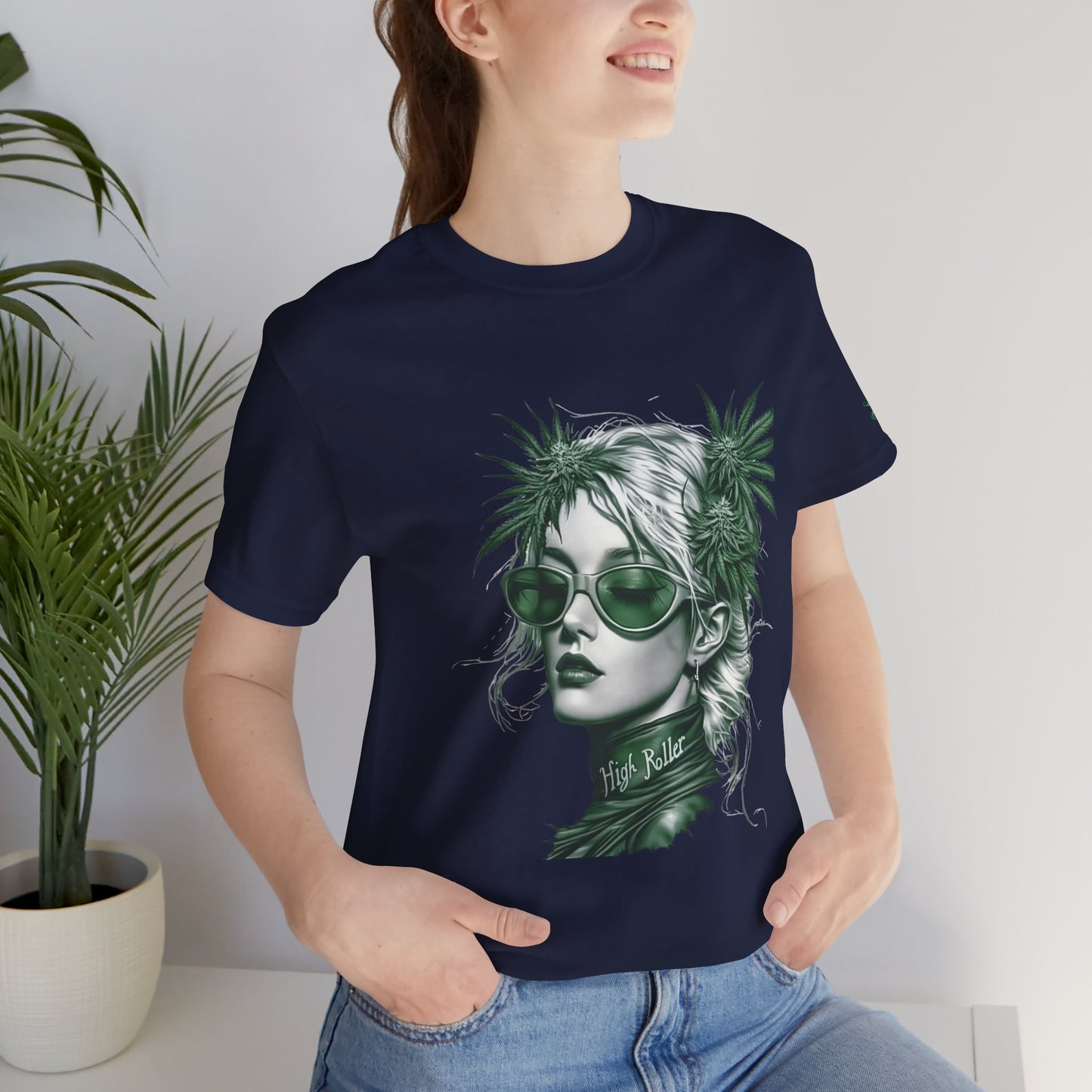 HIGH ROLLER CANNABIS GODDESS T-SHIRT