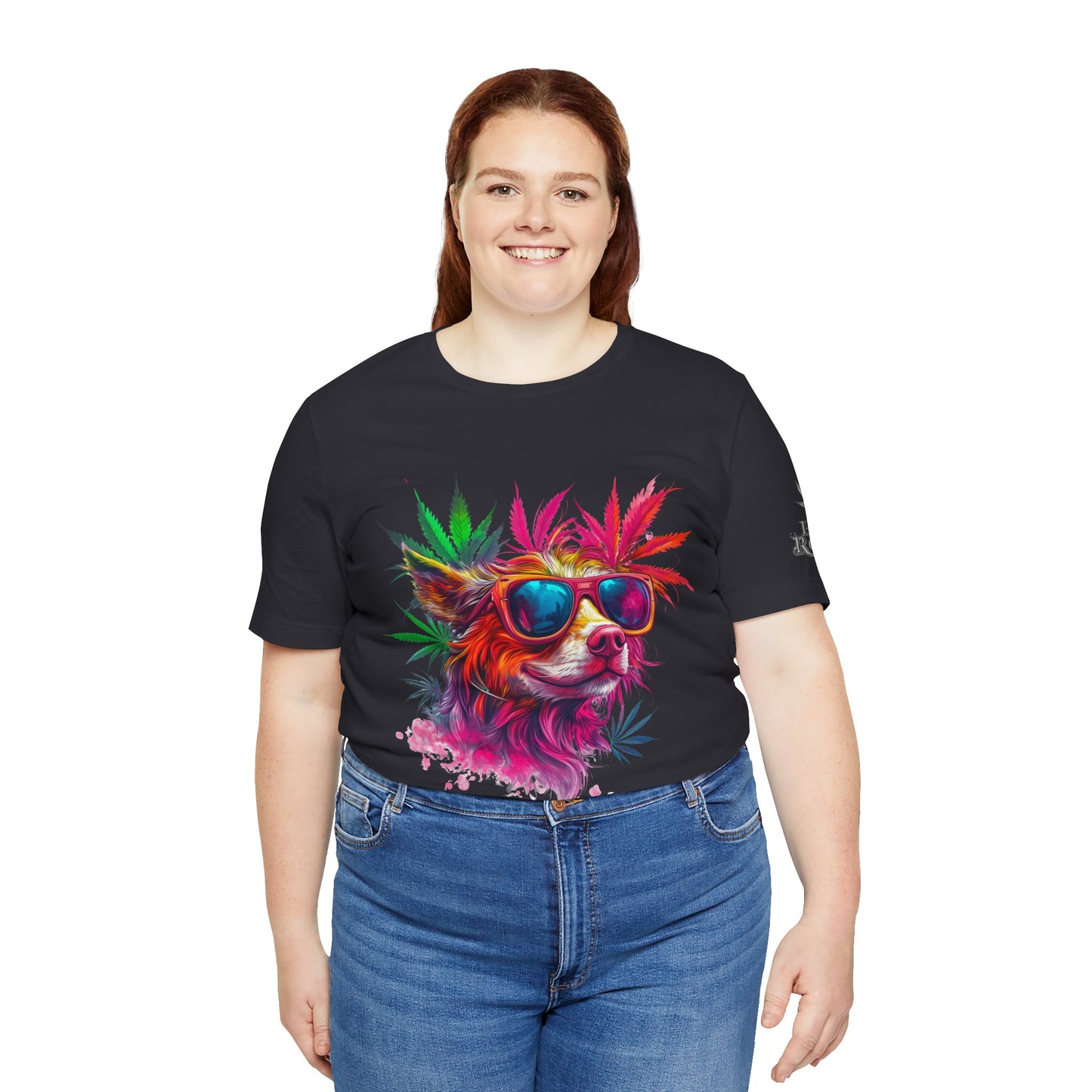 PSYCHEDELIC CANNABIS DOG™ | PREMIUM TRIPPY ART TEE