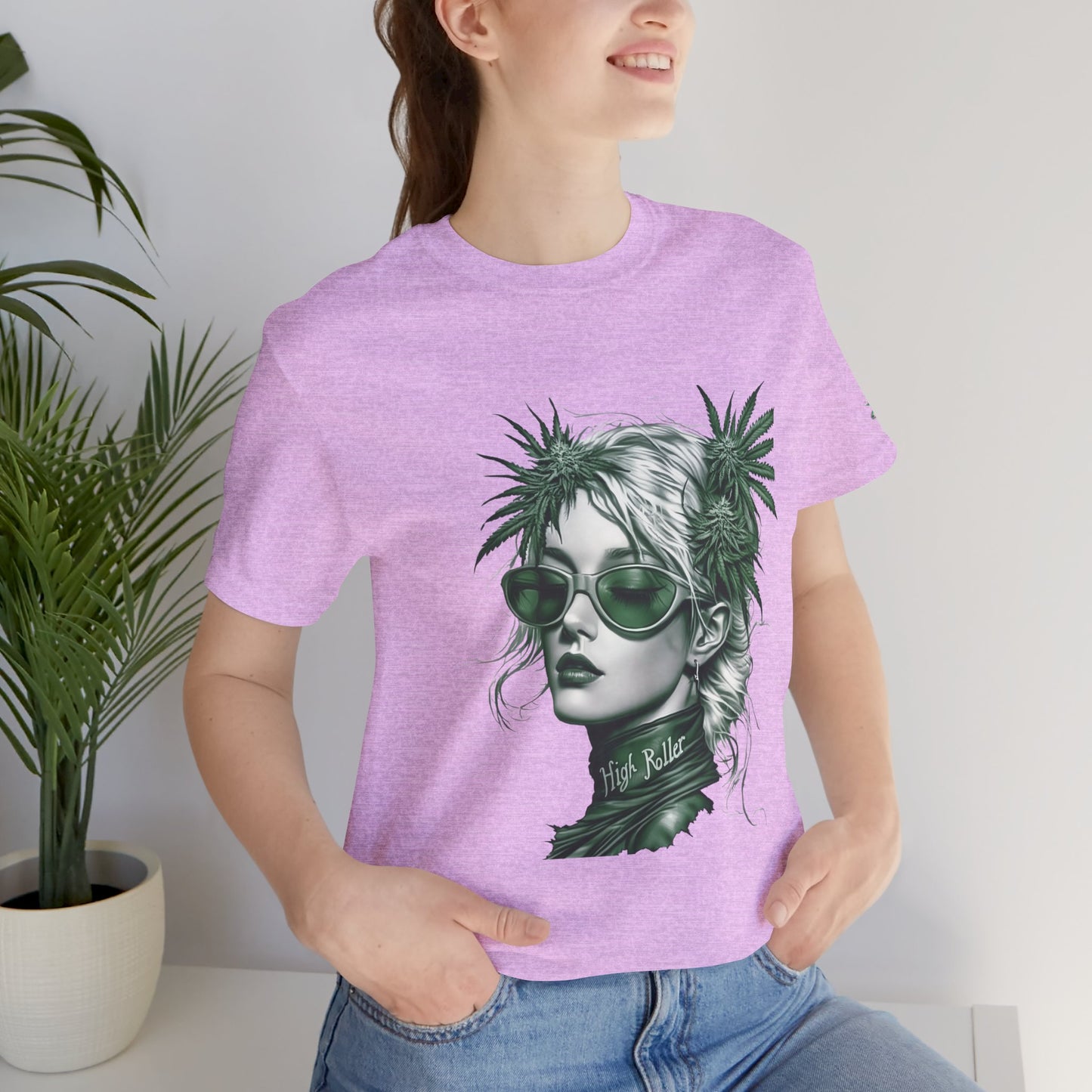 HIGH ROLLER CANNABIS GODDESS T-SHIRT