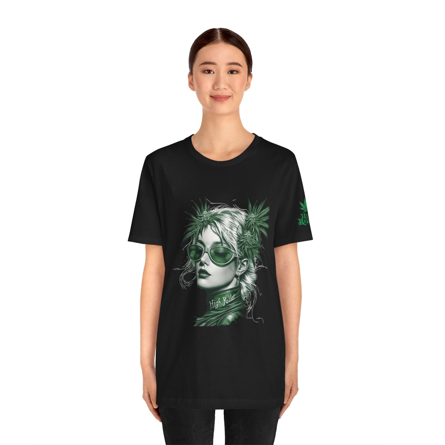 HIGH ROLLER CANNABIS GODDESS T-SHIRT