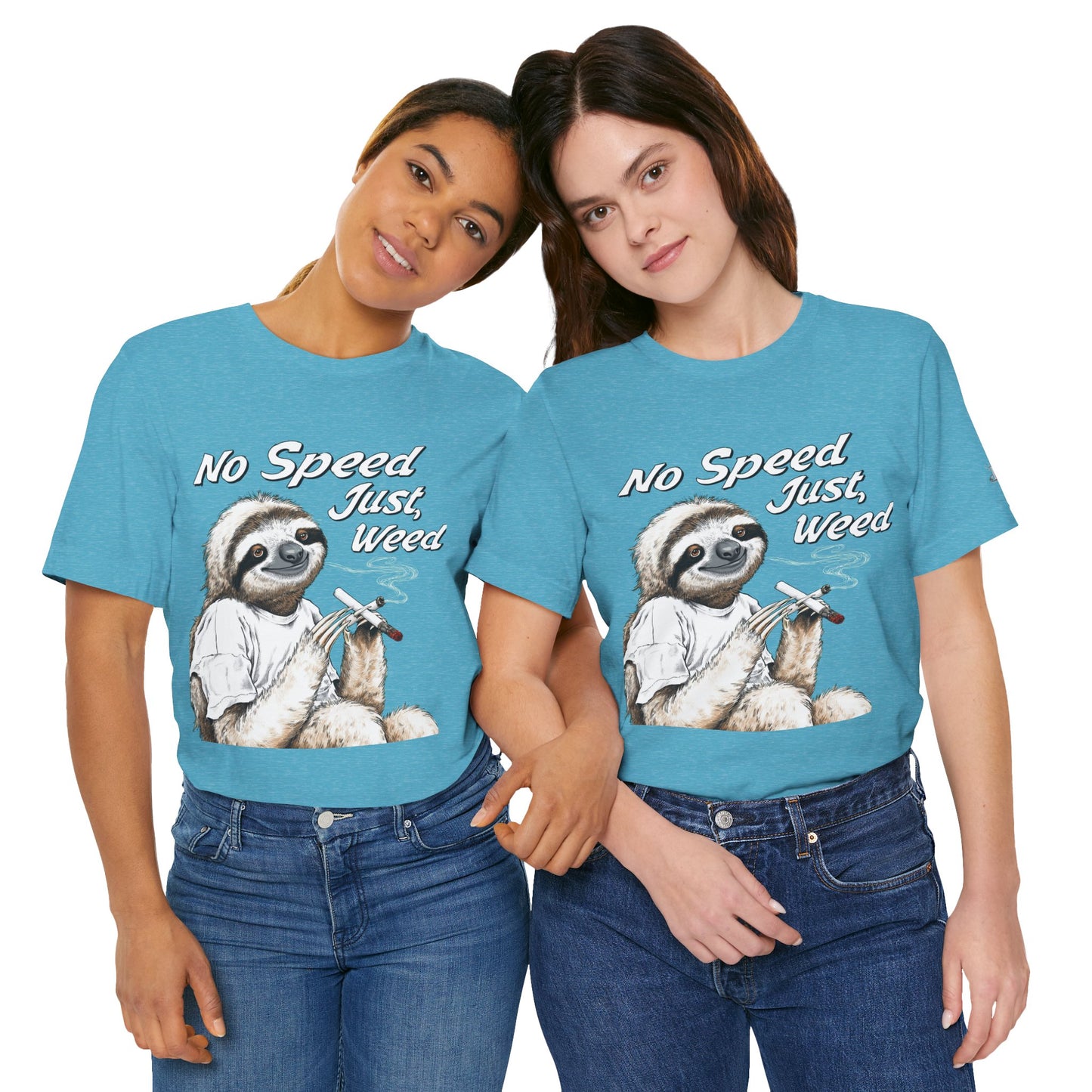 No Speed Just Weed™ | Premium Sloth Cannabis Tee - Chill Vibes Edition | High Roller