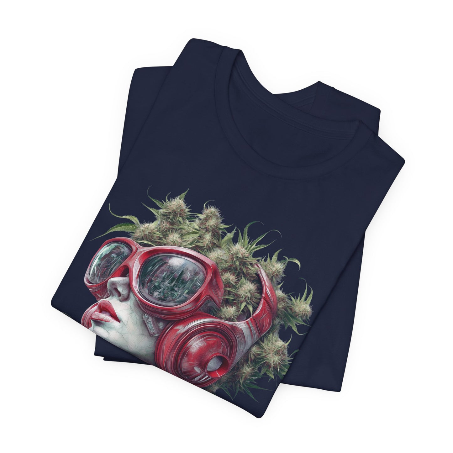 CANNABIS GODDESS TECH™ | PREMIUM FUTURISTIC ART TEE