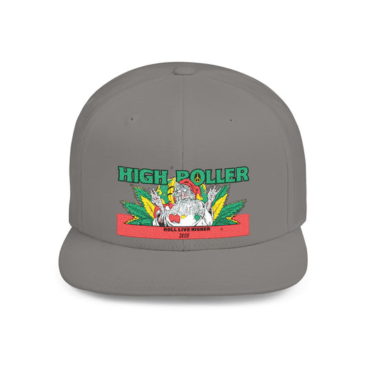 HIGH ROLLER Cannabis Culture Snapback Cap