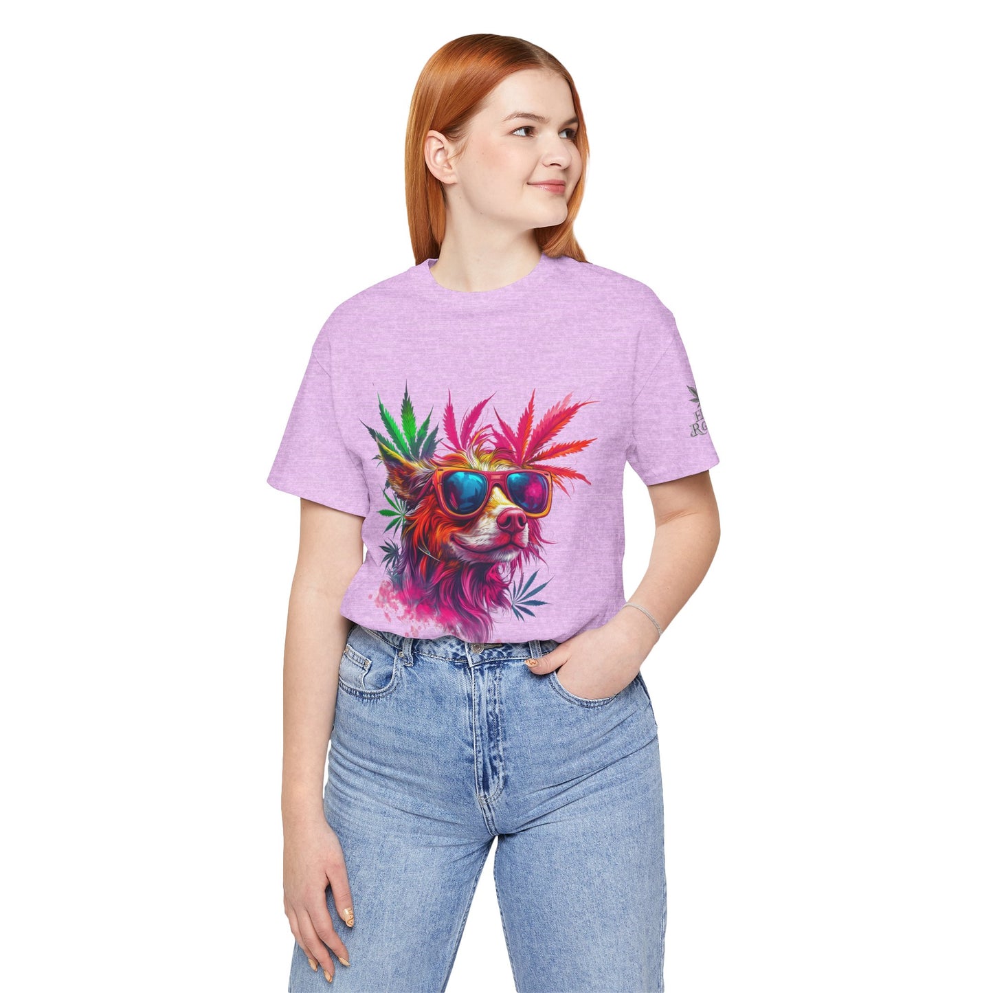 PSYCHEDELIC CANNABIS DOG™ | PREMIUM TRIPPY ART TEE