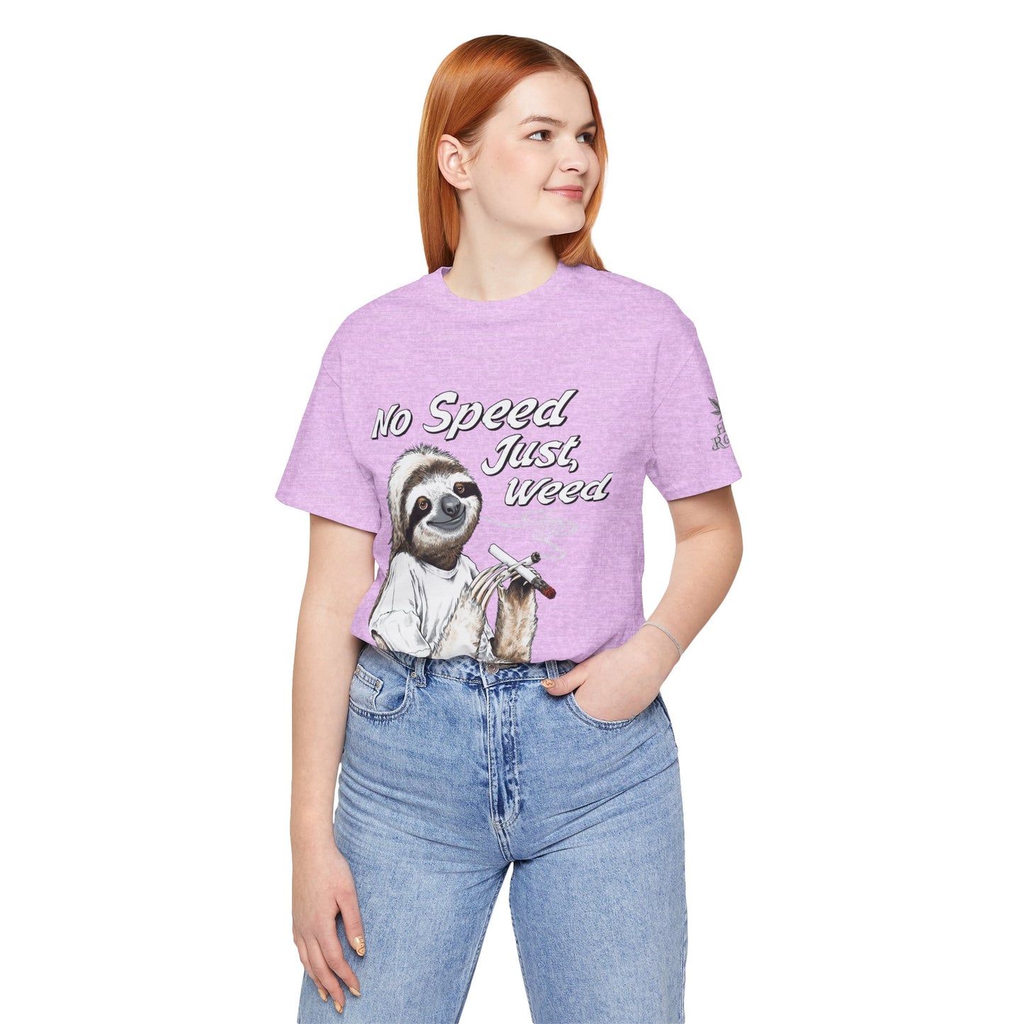 No Speed Just Weed™ | Premium Sloth Cannabis Tee - Chill Vibes Edition | High Roller