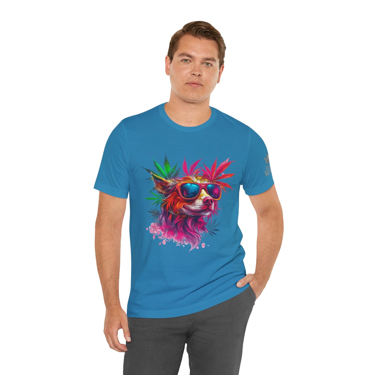 PSYCHEDELIC CANNABIS DOG™ | PREMIUM TRIPPY ART TEE