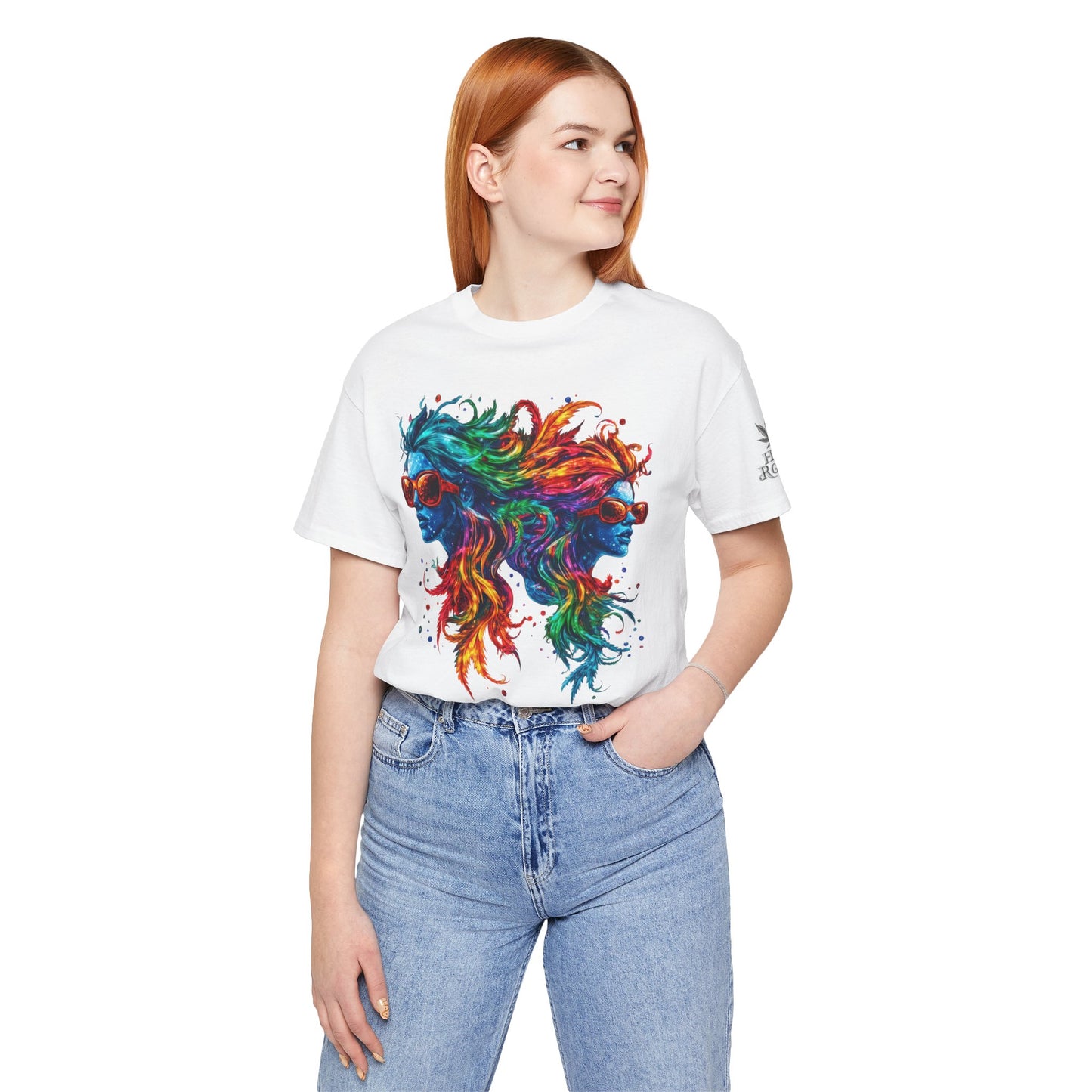 DUAL CONSCIOUSNESS™ | PREMIUM RAINBOW CANNABIS ART TEE