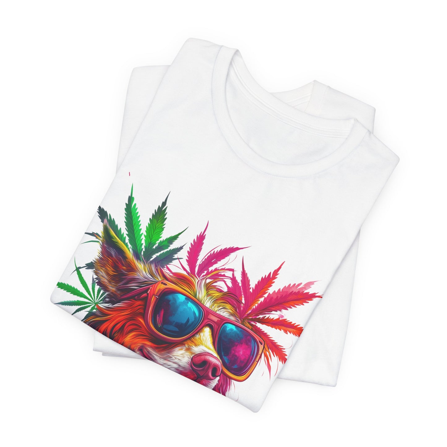 PSYCHEDELIC CANNABIS DOG™ | PREMIUM TRIPPY ART TEE