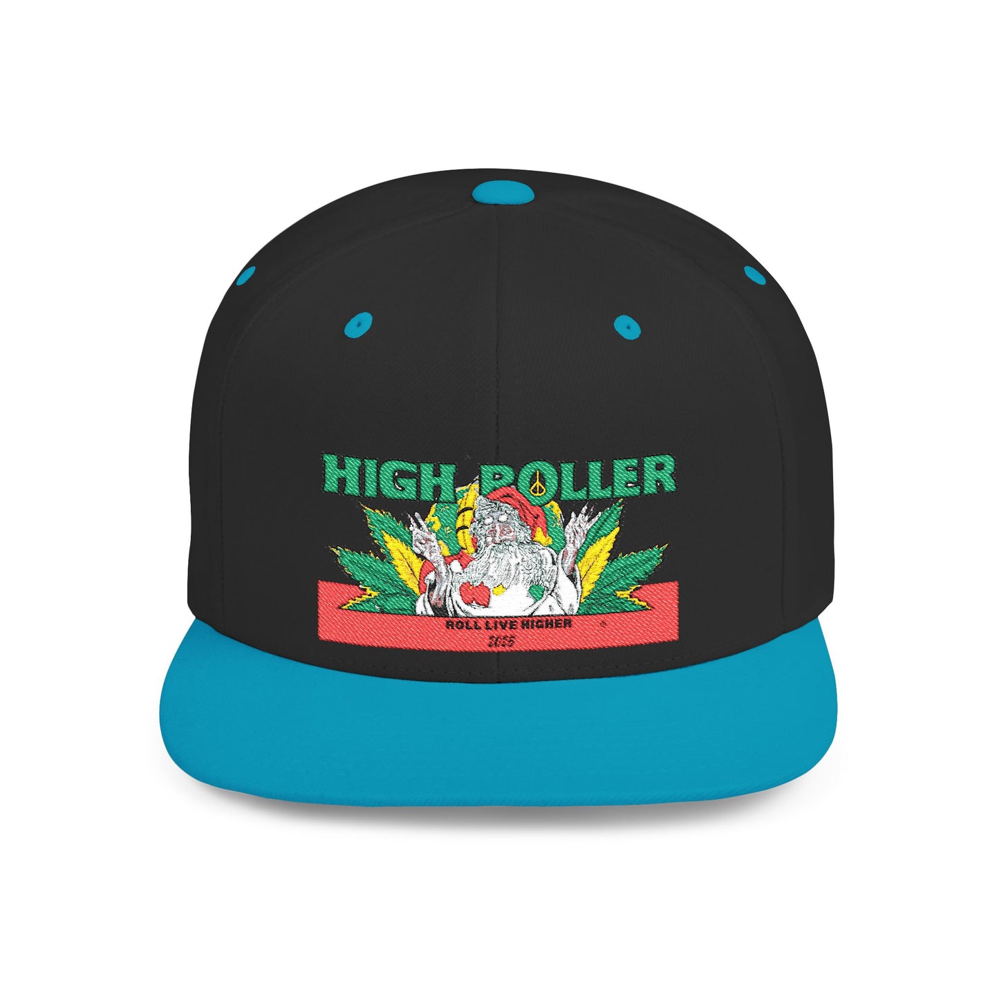 HIGH ROLLER Cannabis Culture Snapback Cap