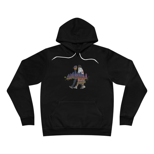 Urban Cannabis Walkers - City Skyline 420 Unisex Pullover Hoodie