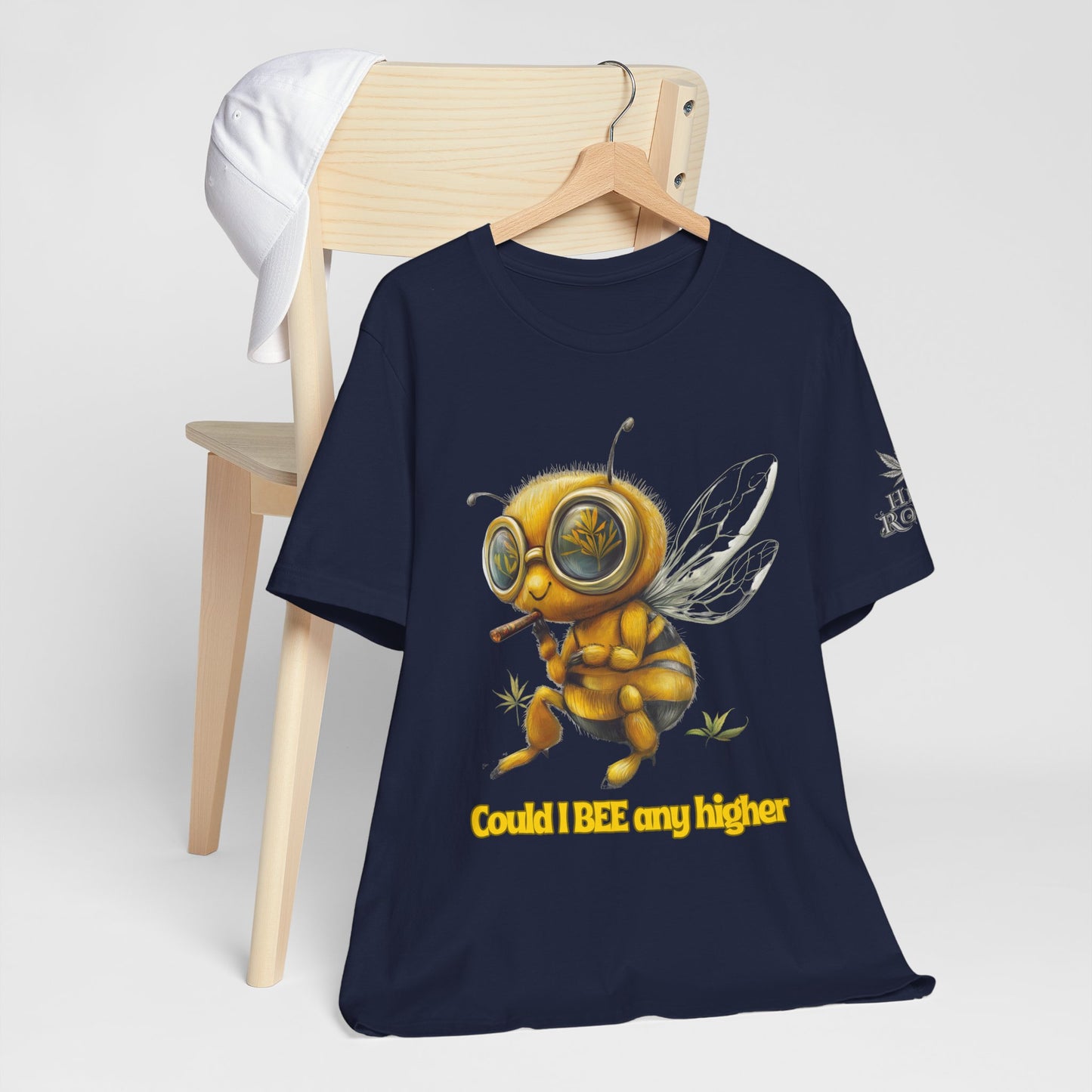 Could I BEE Any Higher - Funny Cannabis Bee 420 Unisex T-Shirt"