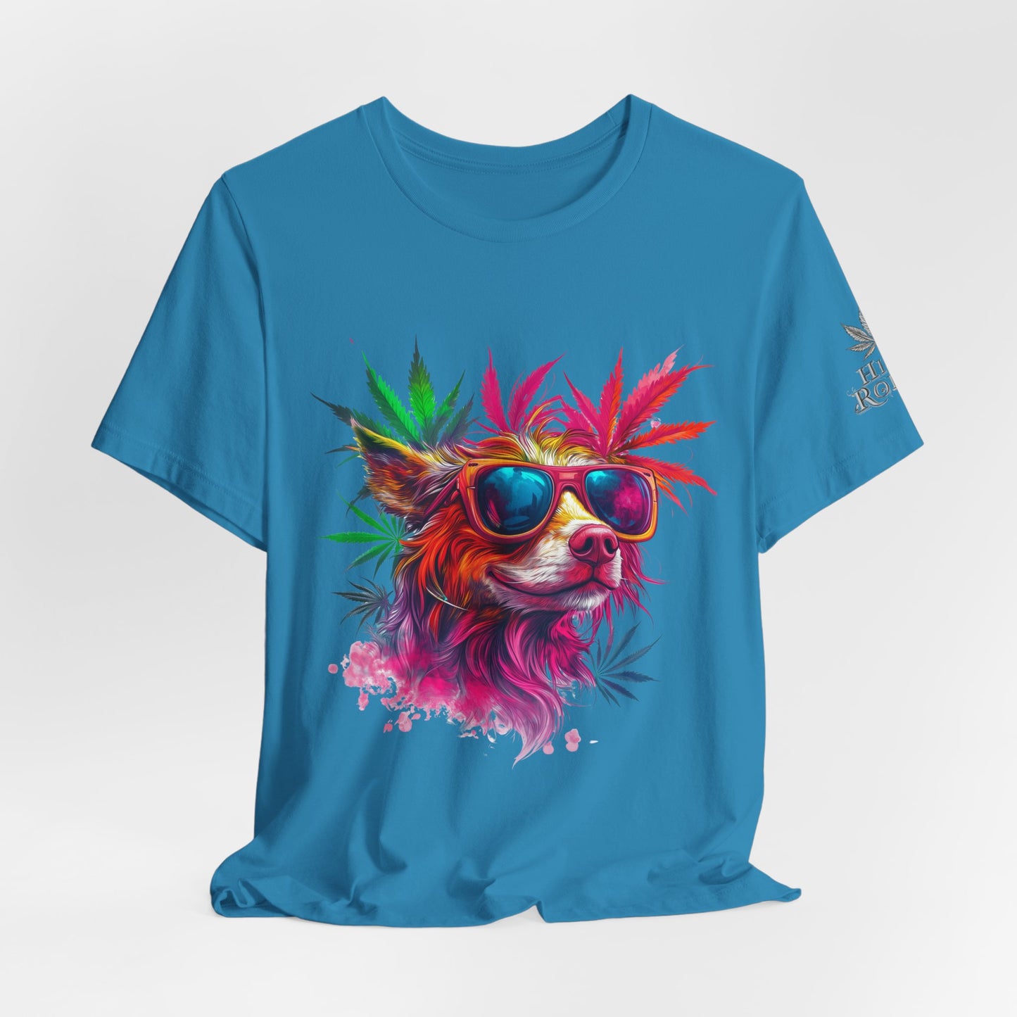 PSYCHEDELIC CANNABIS DOG™ | PREMIUM TRIPPY ART TEE