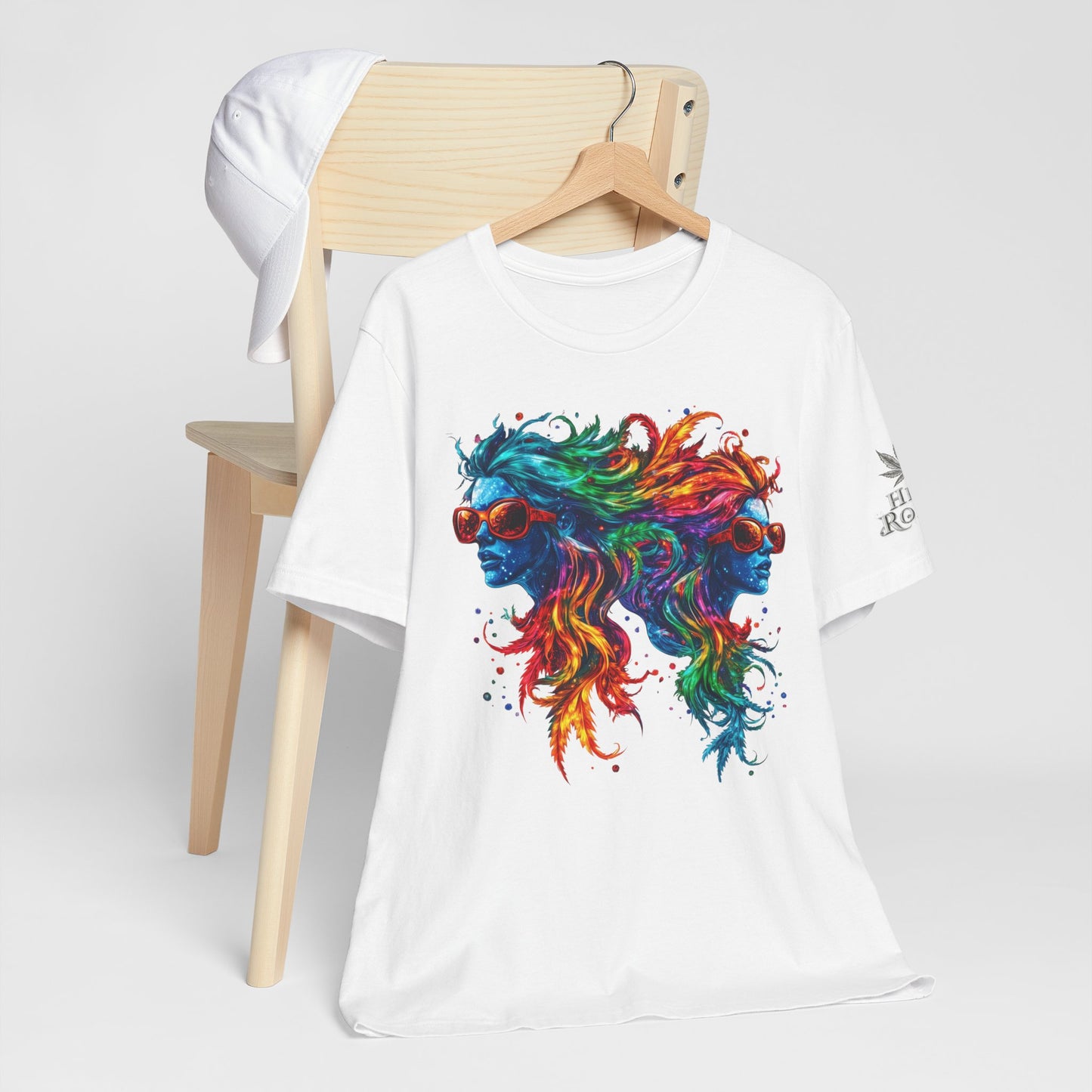 DUAL CONSCIOUSNESS™ | PREMIUM RAINBOW CANNABIS ART TEE