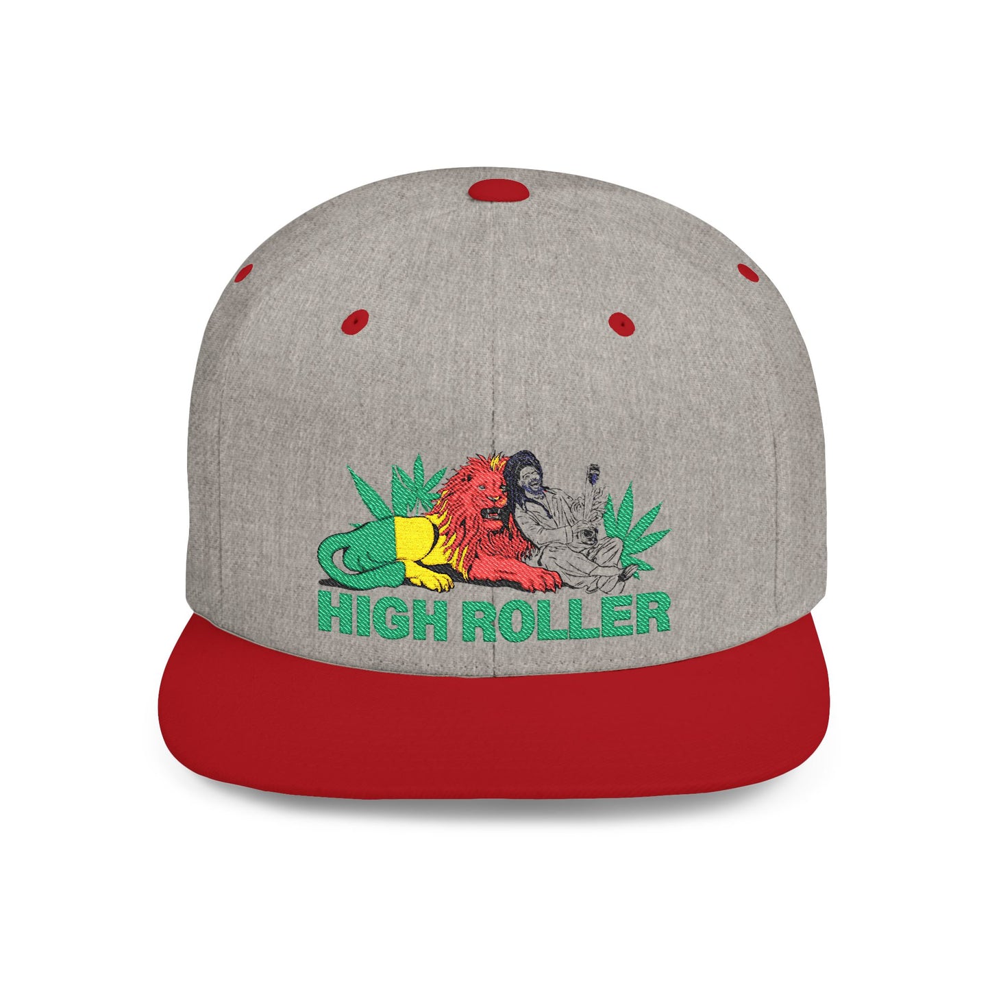 HIGH ROLLER Rastafarian Sage Snapback Cap