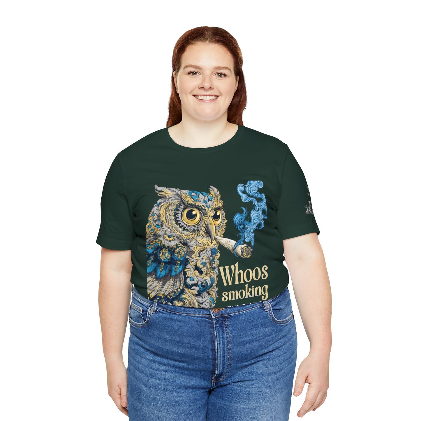 WHOOS SMOKING™ | PREMIUM WISDOM CANNABIS TEE