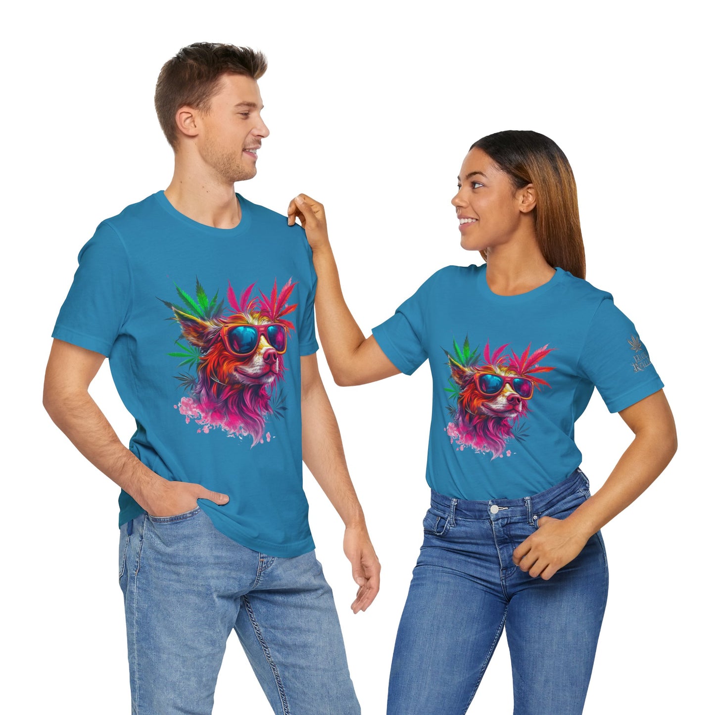 PSYCHEDELIC CANNABIS DOG™ | PREMIUM TRIPPY ART TEE