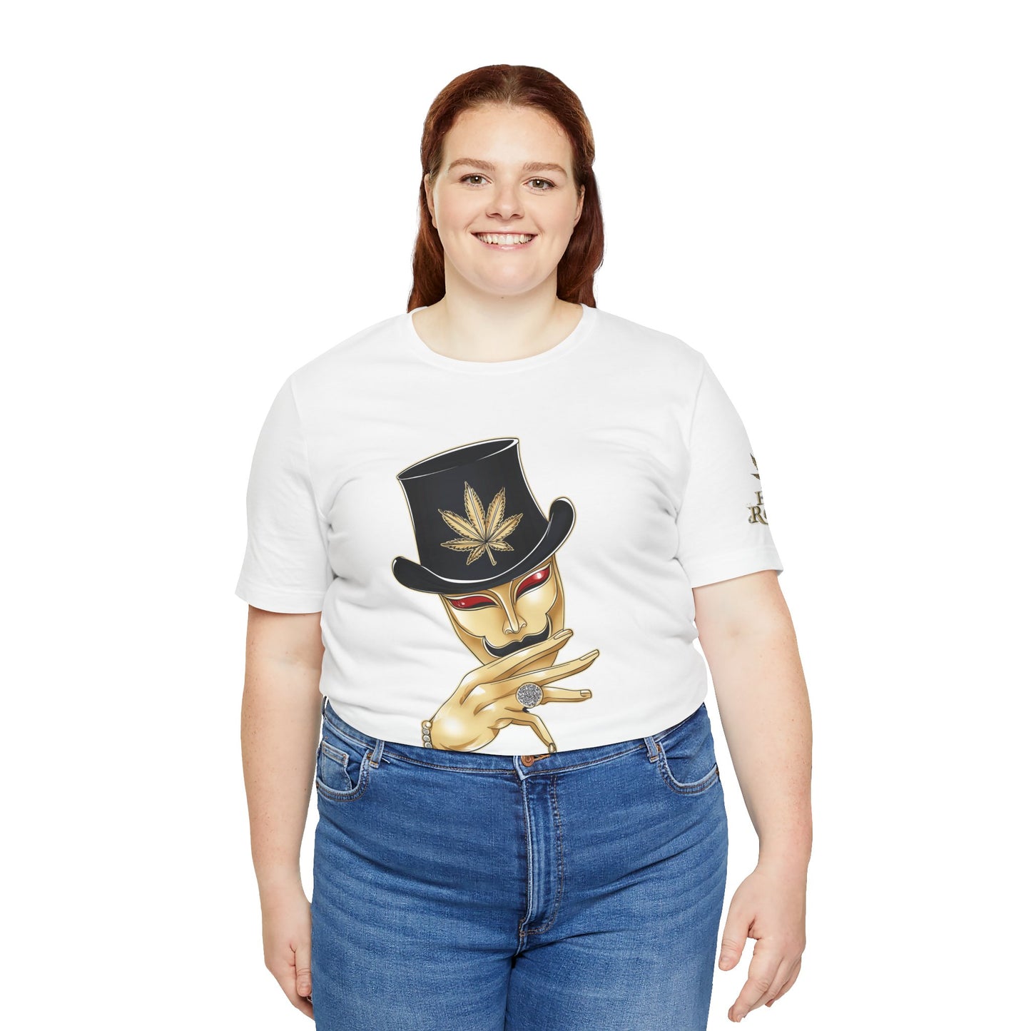 GENTLEMAN CANNABIS MASK™ | PREMIUM SOPHISTICATED ART TEE