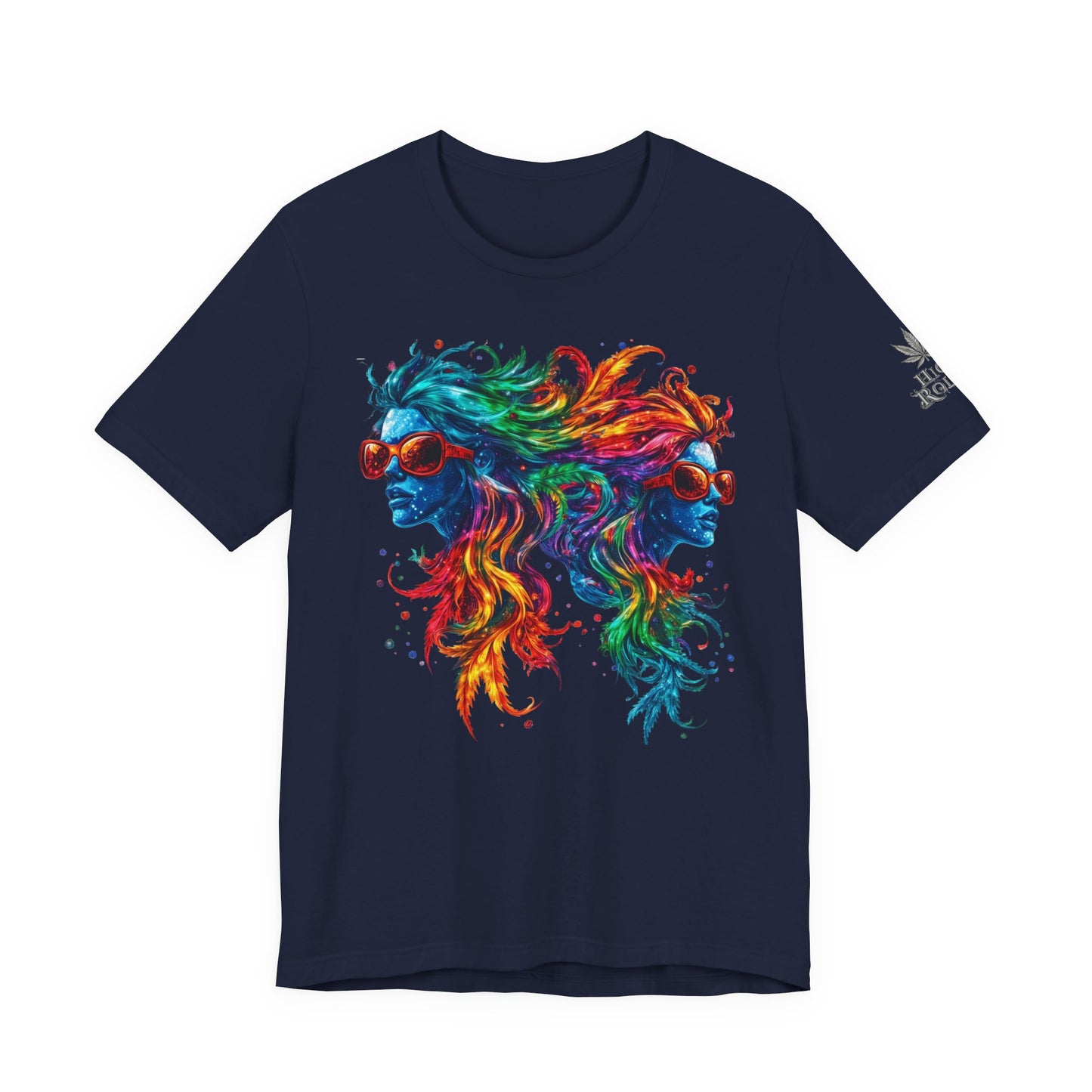 DUAL CONSCIOUSNESS™ | PREMIUM RAINBOW CANNABIS ART TEE