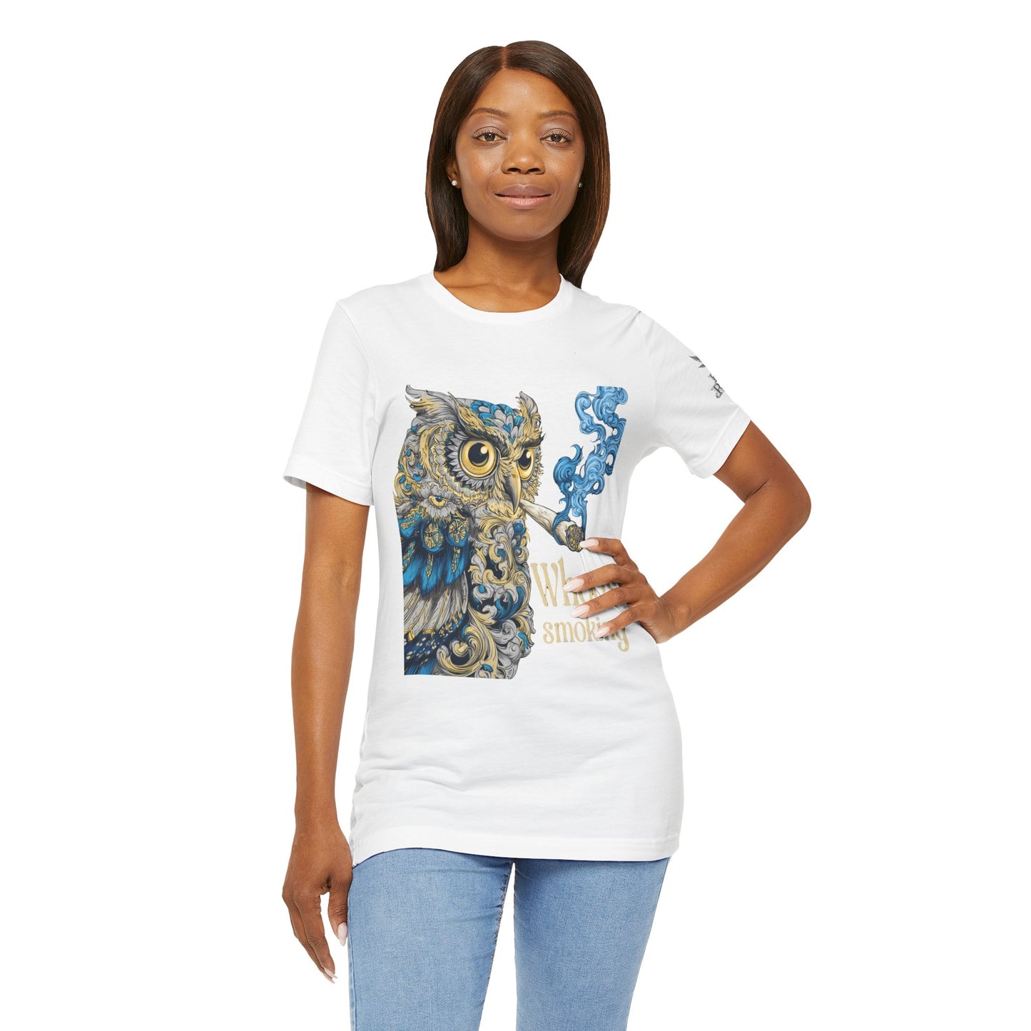 WHOOS SMOKING™ | PREMIUM WISDOM CANNABIS TEE