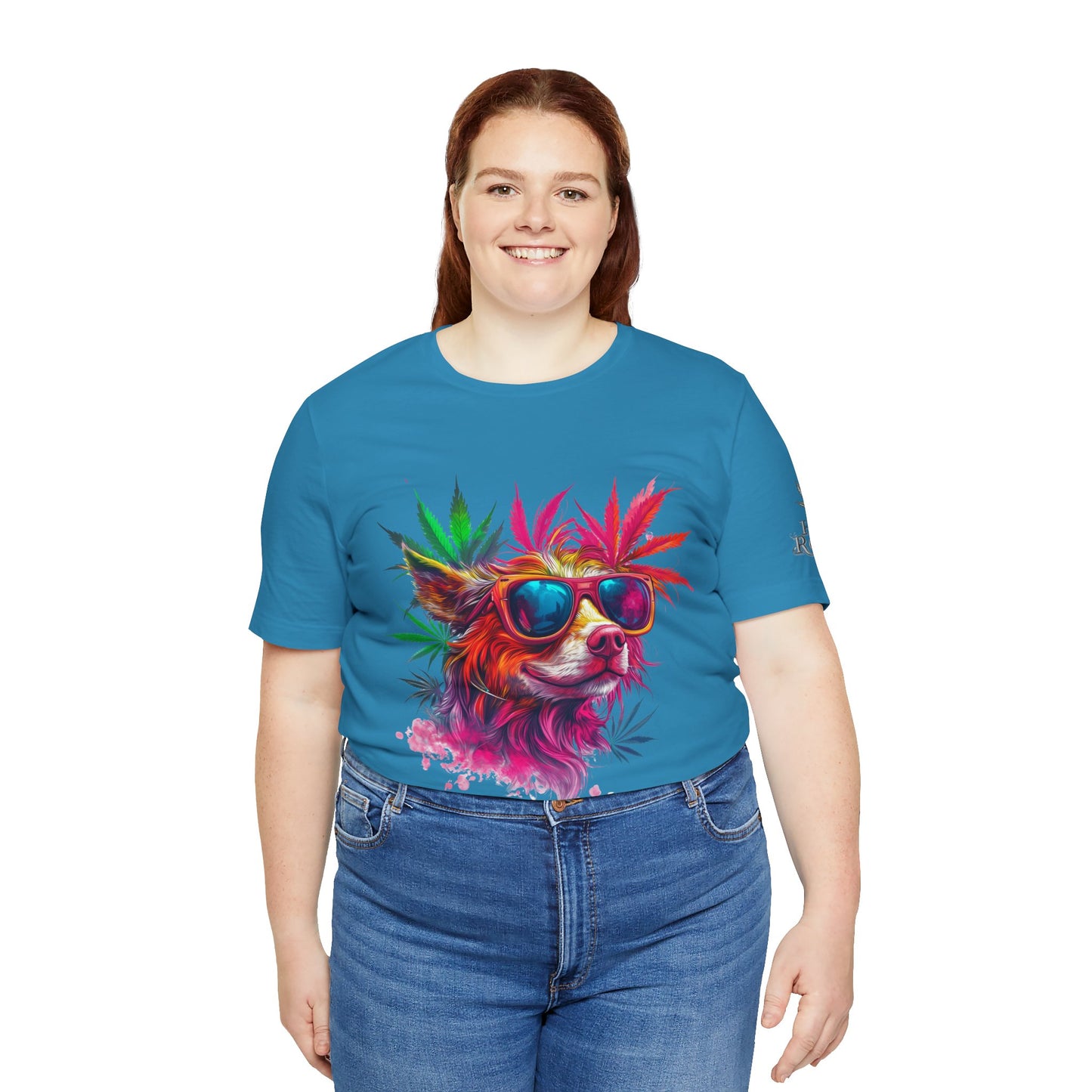 PSYCHEDELIC CANNABIS DOG™ | PREMIUM TRIPPY ART TEE