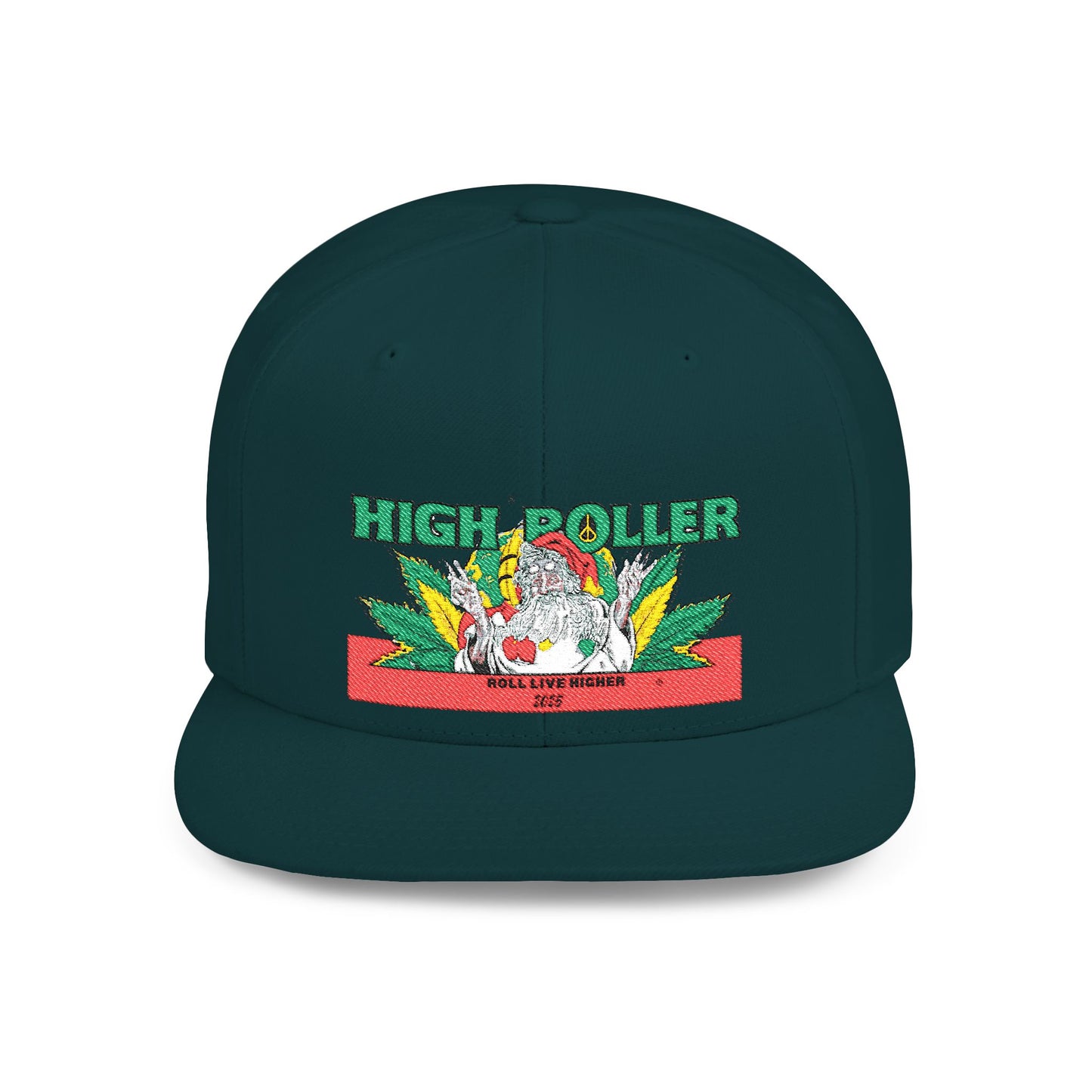 HIGH ROLLER Cannabis Culture Snapback Cap