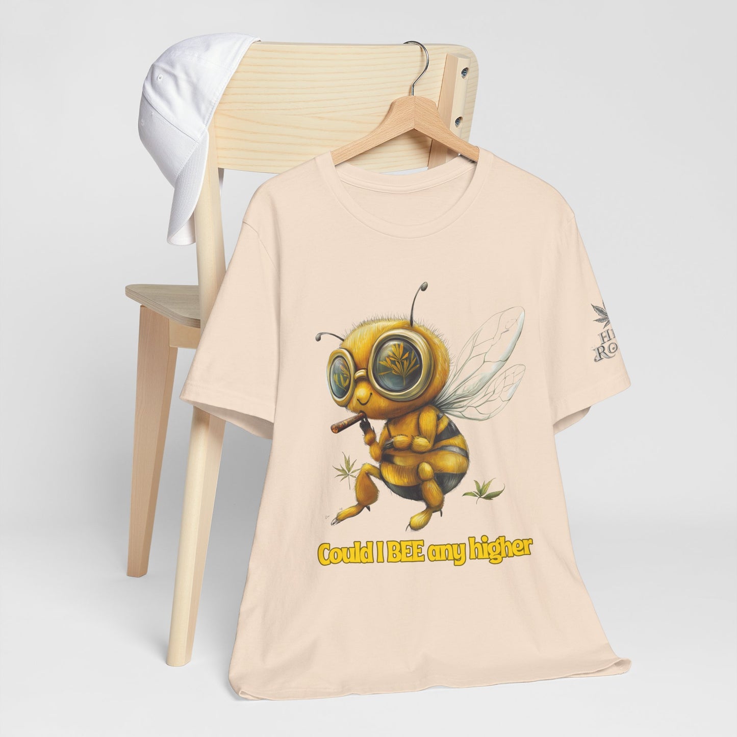 Could I BEE Any Higher - Funny Cannabis Bee 420 Unisex T-Shirt"