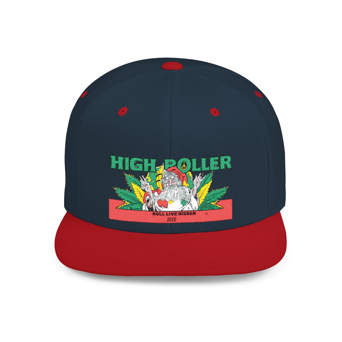 HIGH ROLLER Cannabis Culture Snapback Cap