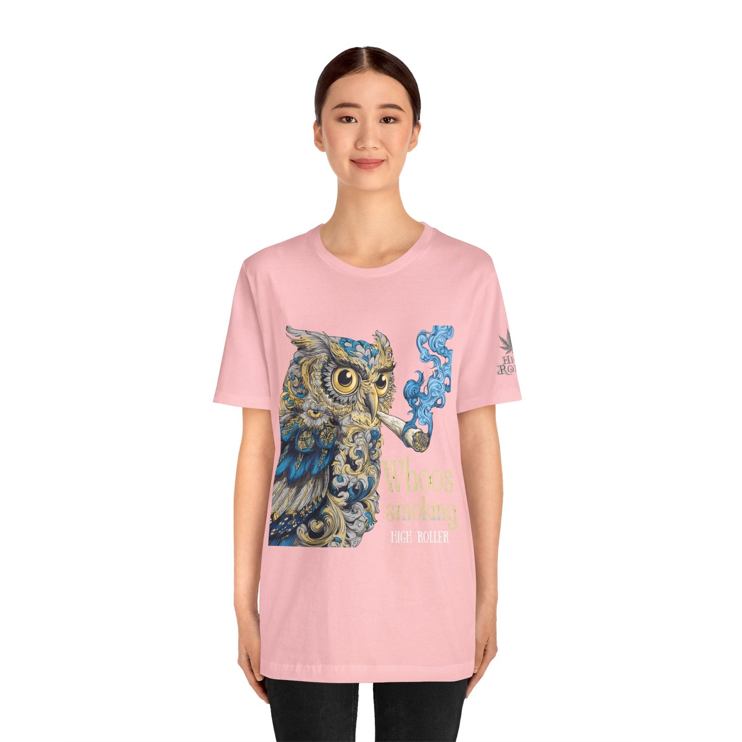 WHOOS SMOKING™ | PREMIUM WISDOM CANNABIS TEE