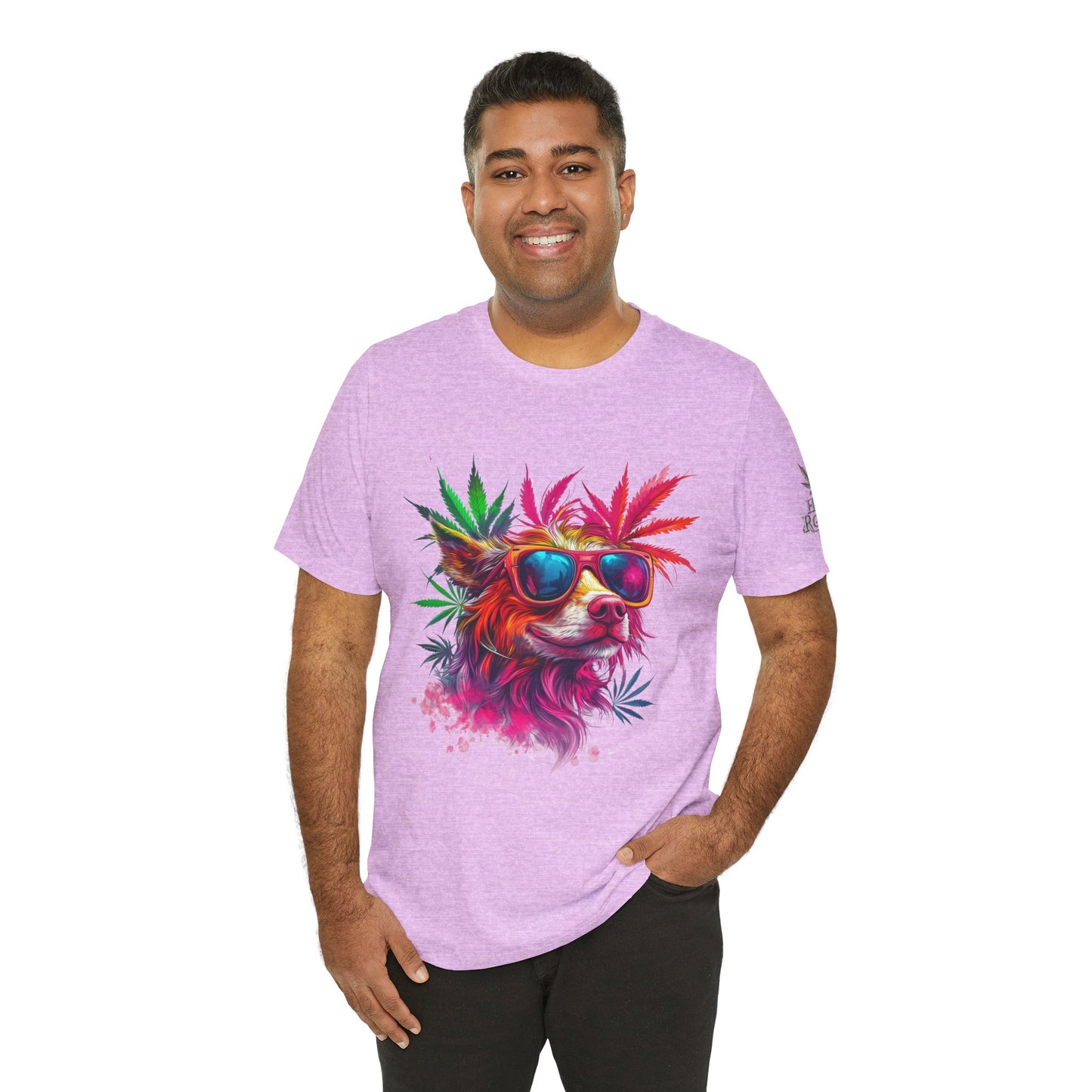 PSYCHEDELIC CANNABIS DOG™ | PREMIUM TRIPPY ART TEE