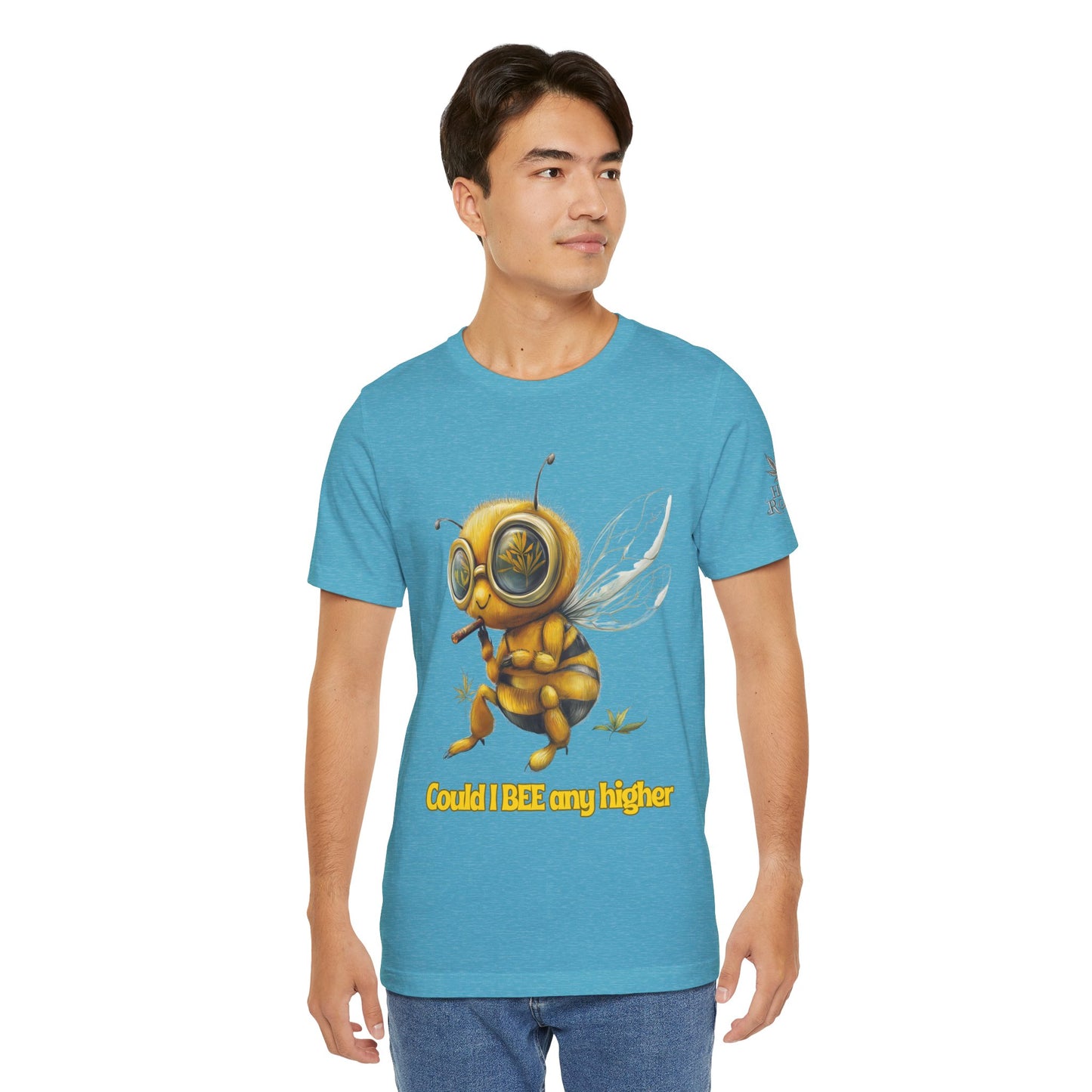Could I BEE Any Higher - Funny Cannabis Bee 420 Unisex T-Shirt"