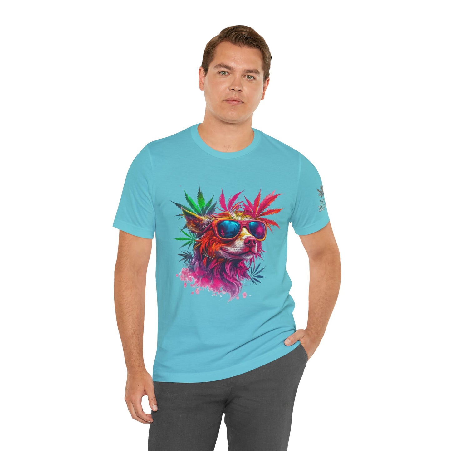 PSYCHEDELIC CANNABIS DOG™ | PREMIUM TRIPPY ART TEE