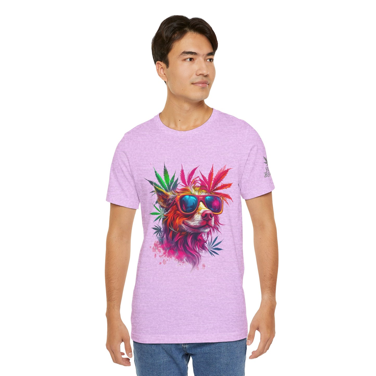 PSYCHEDELIC CANNABIS DOG™ | PREMIUM TRIPPY ART TEE