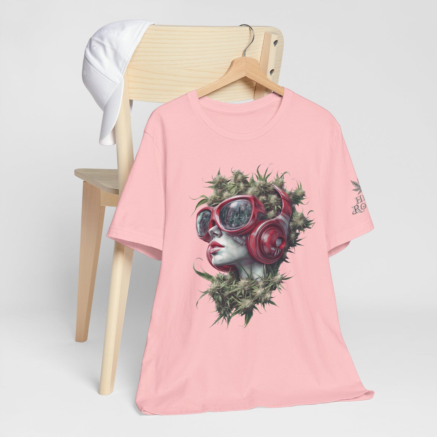 CANNABIS GODDESS TECH™ | PREMIUM FUTURISTIC ART TEE