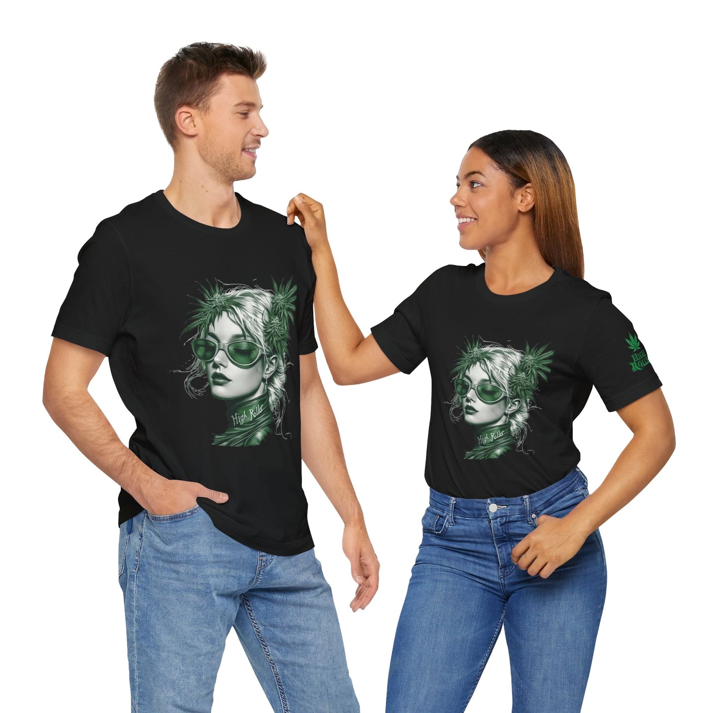HIGH ROLLER CANNABIS GODDESS T-SHIRT