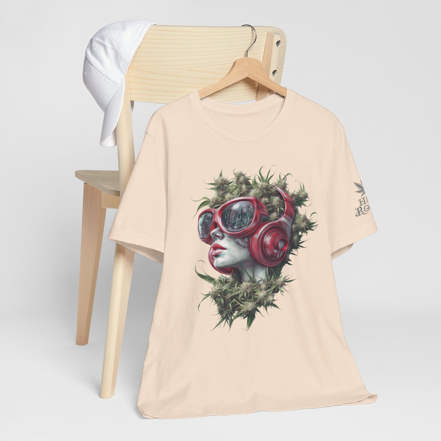 CANNABIS GODDESS TECH™ | PREMIUM FUTURISTIC ART TEE