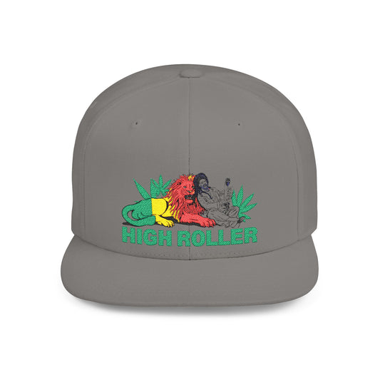 HIGH ROLLER Rastafarian Sage Snapback Cap