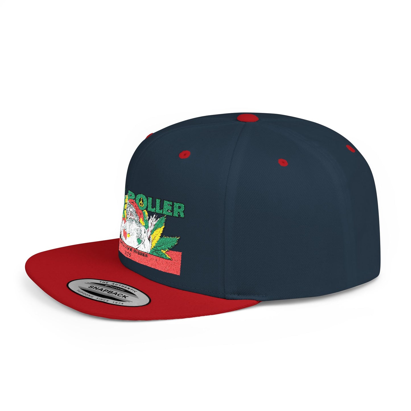 HIGH ROLLER Cannabis Culture Snapback Cap