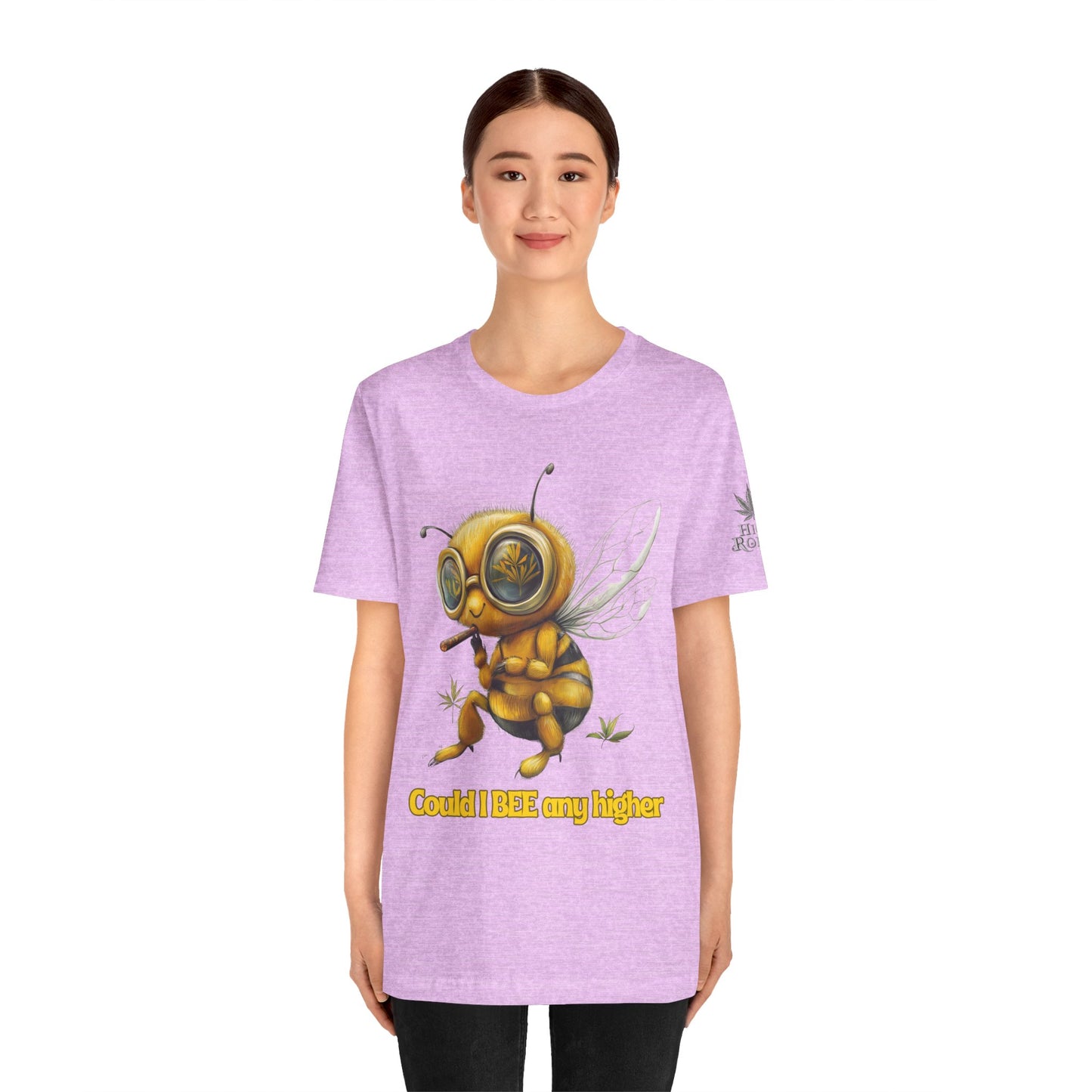 Could I BEE Any Higher - Funny Cannabis Bee 420 Unisex T-Shirt"