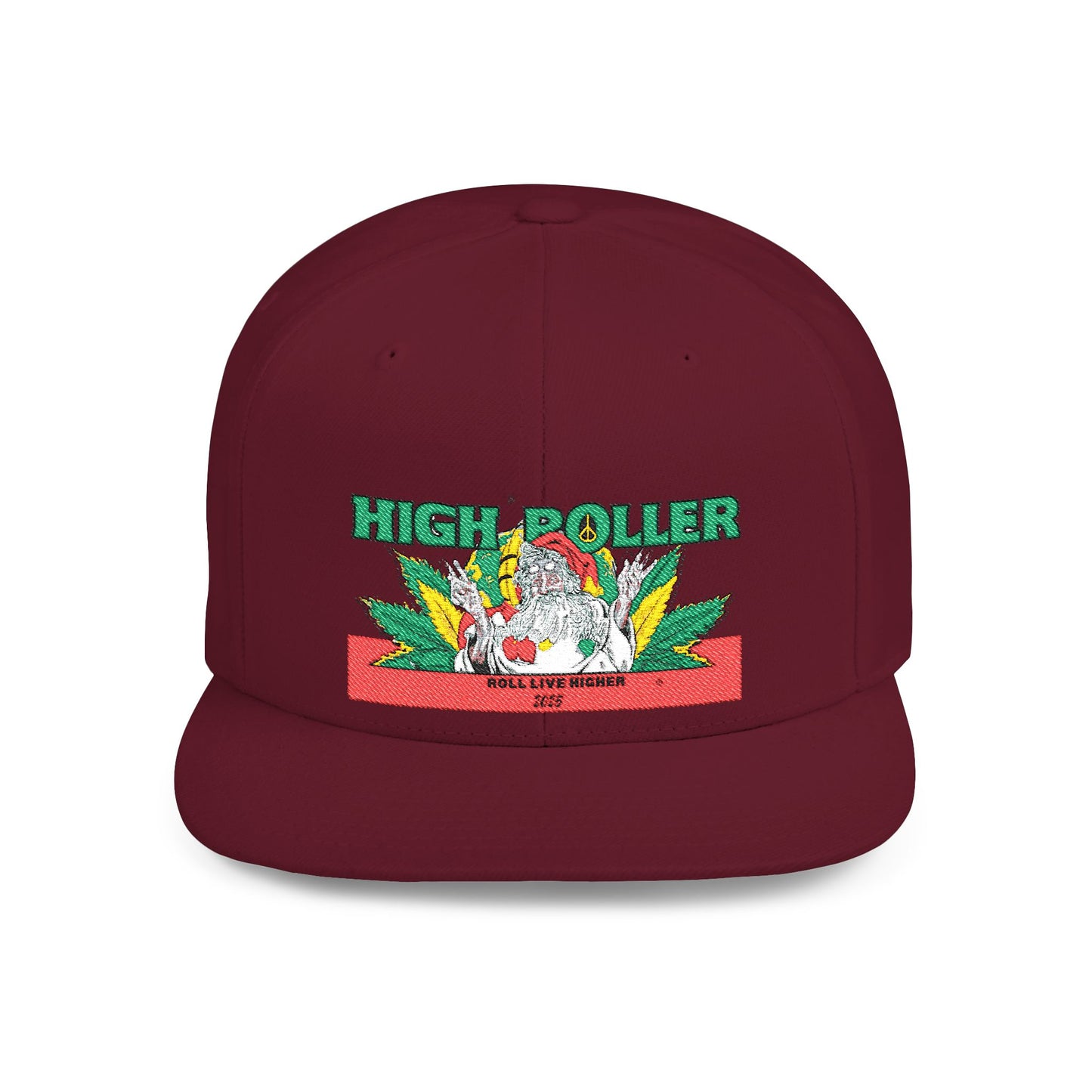 HIGH ROLLER Cannabis Culture Snapback Cap