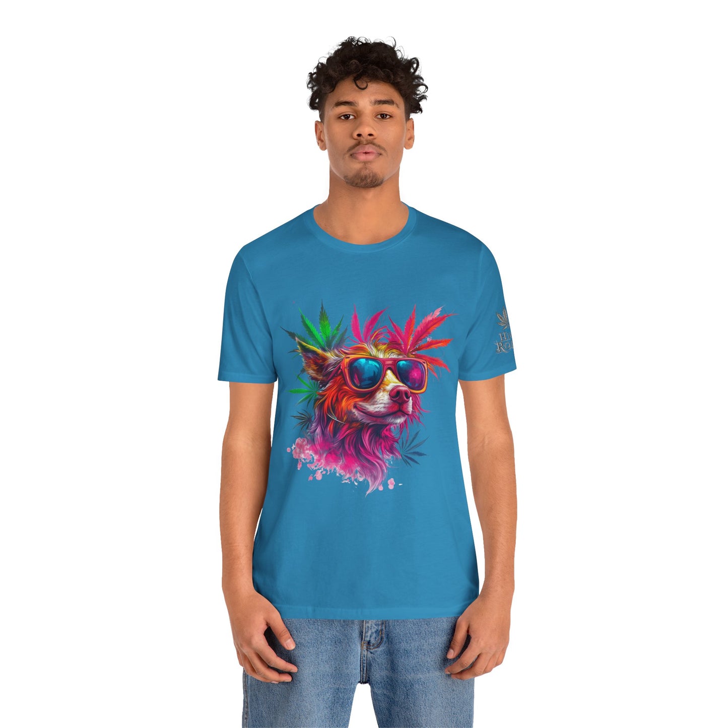 PSYCHEDELIC CANNABIS DOG™ | PREMIUM TRIPPY ART TEE