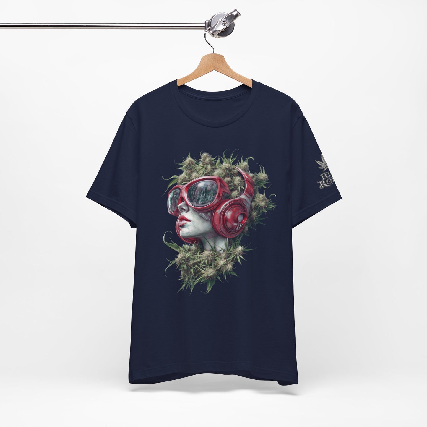 CANNABIS GODDESS TECH™ | PREMIUM FUTURISTIC ART TEE