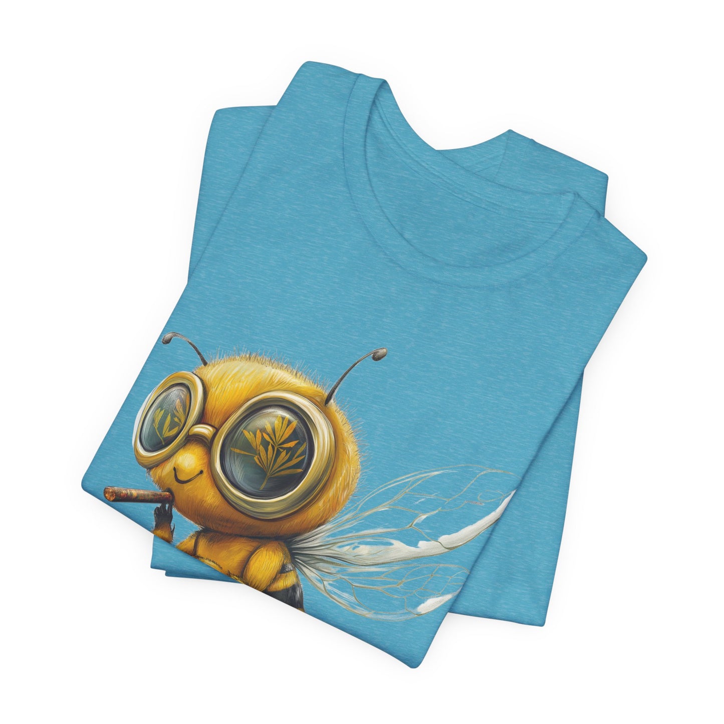 Could I BEE Any Higher - Funny Cannabis Bee 420 Unisex T-Shirt"