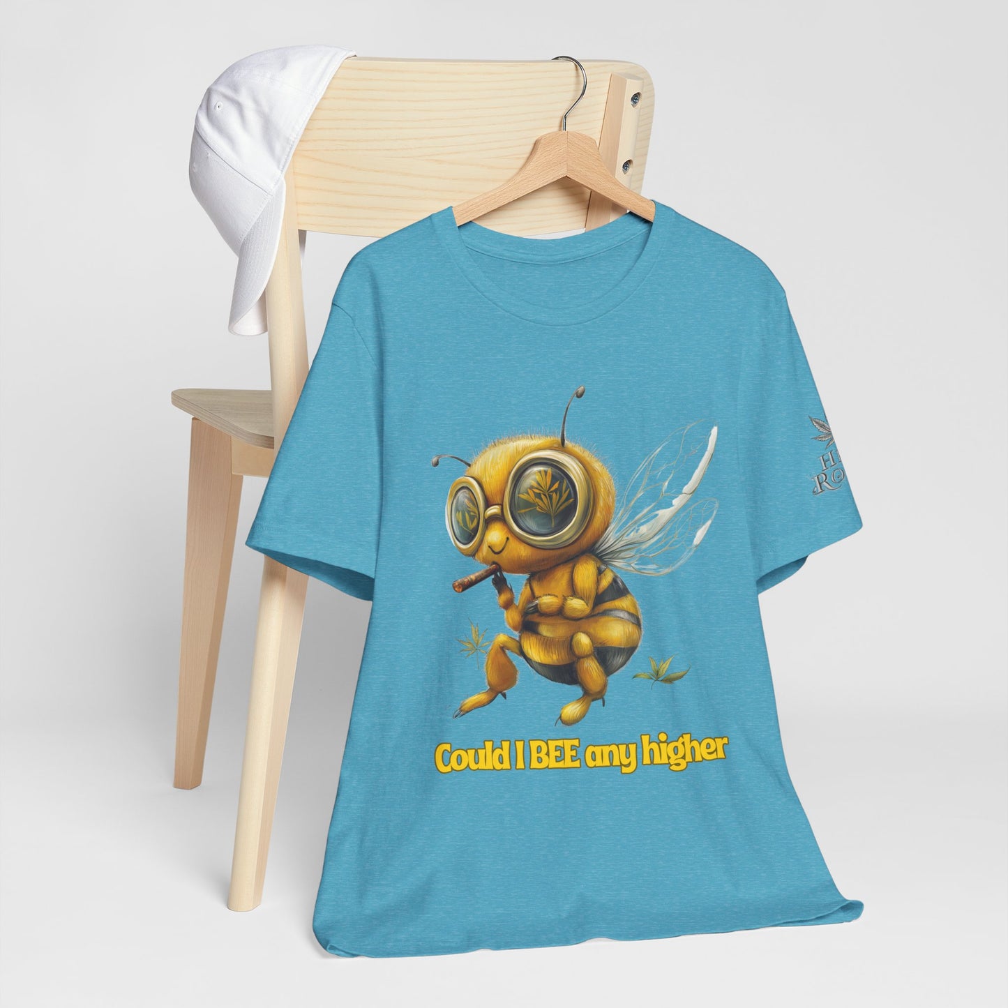 Could I BEE Any Higher - Funny Cannabis Bee 420 Unisex T-Shirt"