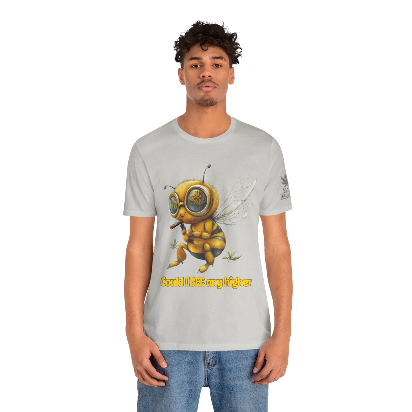 Could I BEE Any Higher - Funny Cannabis Bee 420 Unisex T-Shirt"