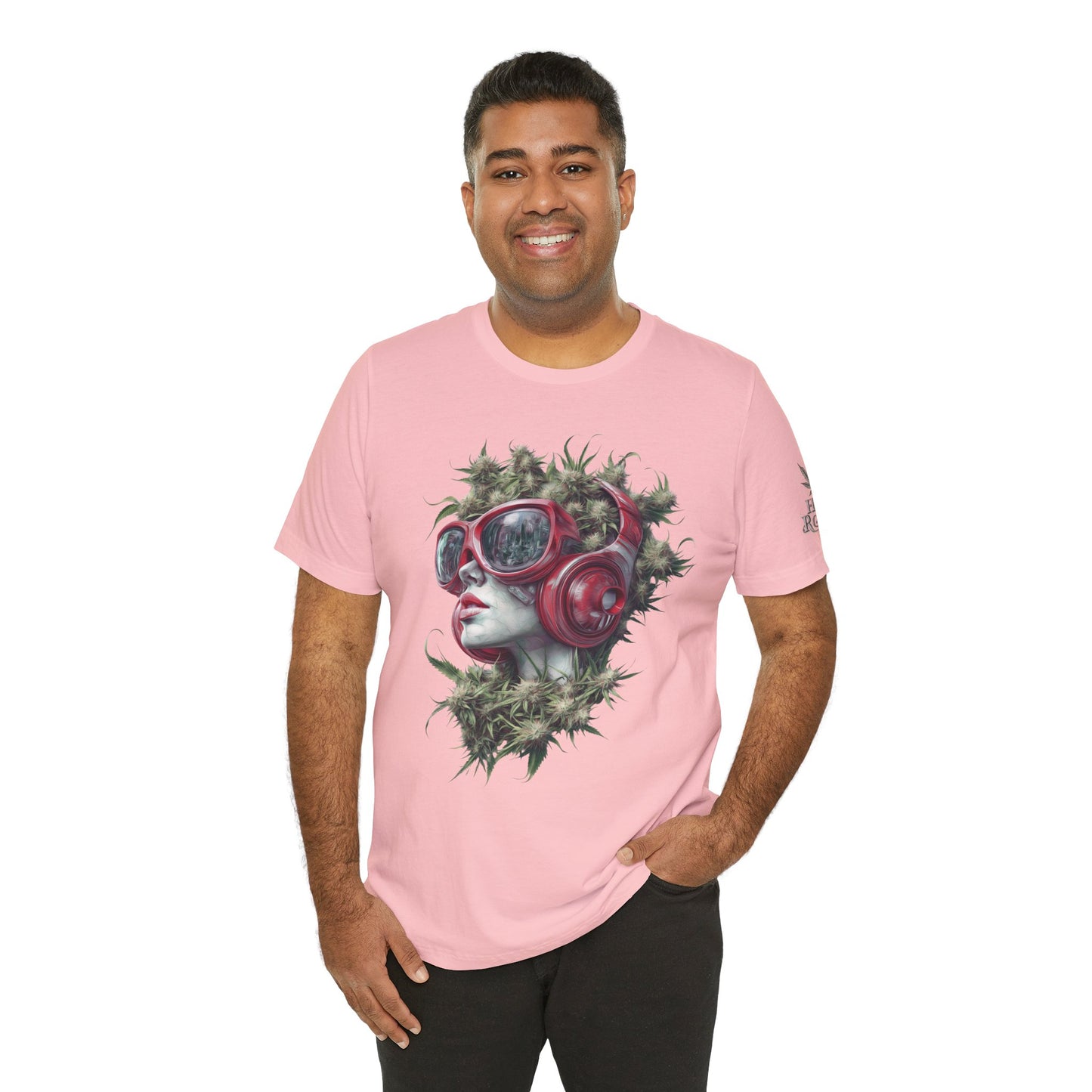 CANNABIS GODDESS TECH™ | PREMIUM FUTURISTIC ART TEE