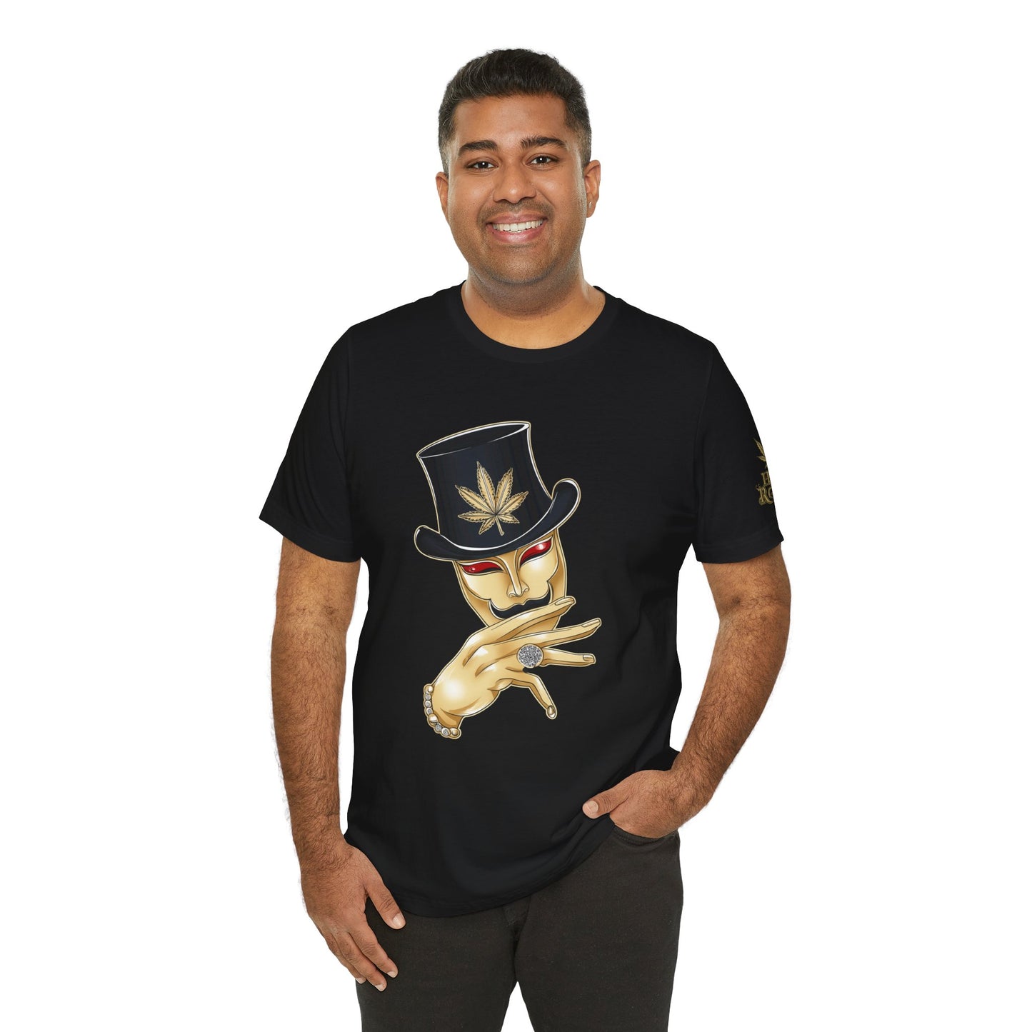 GENTLEMAN CANNABIS MASK™ | PREMIUM SOPHISTICATED ART TEE