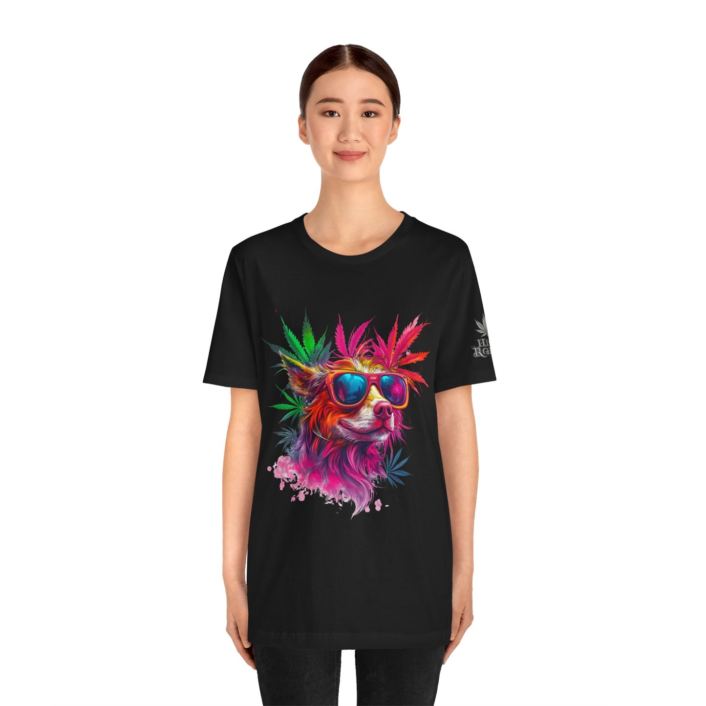 PSYCHEDELIC CANNABIS DOG™ | PREMIUM TRIPPY ART TEE