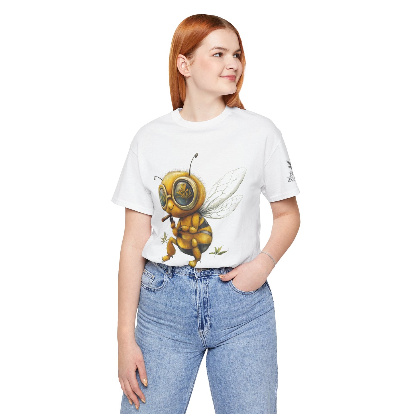 Could I BEE Any Higher - Funny Cannabis Bee 420 Unisex T-Shirt"
