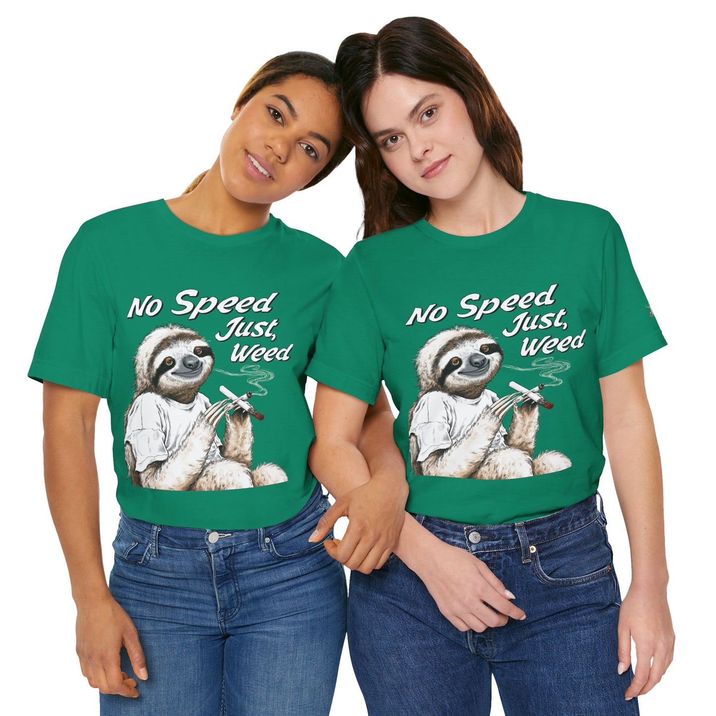 No Speed Just Weed™ | Premium Sloth Cannabis Tee - Chill Vibes Edition | High Roller